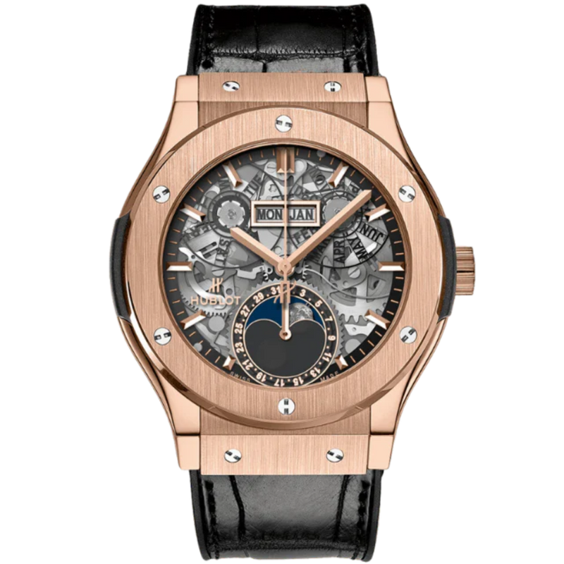 CLASSIC FUSION 42 MM AEROFUSION MOONPHASE KING GOLD - Hublot