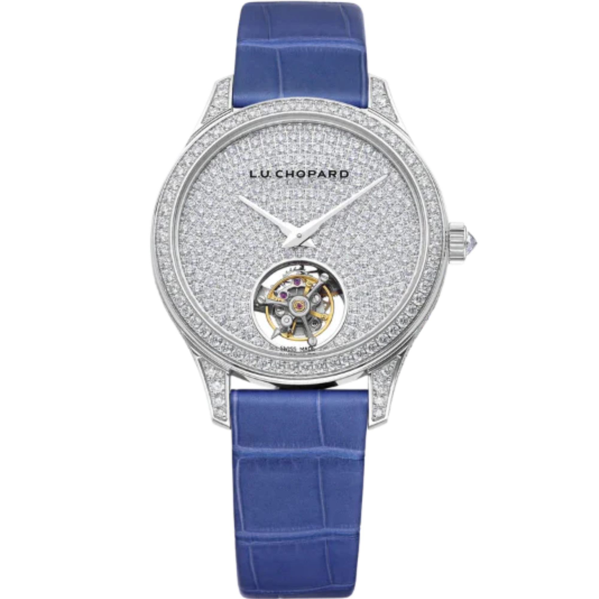 L.U.C FLYING T TWIN LADIES LIMITED EDITION 35 MM PLATINUM WITH WHITE DIAL - Chopard