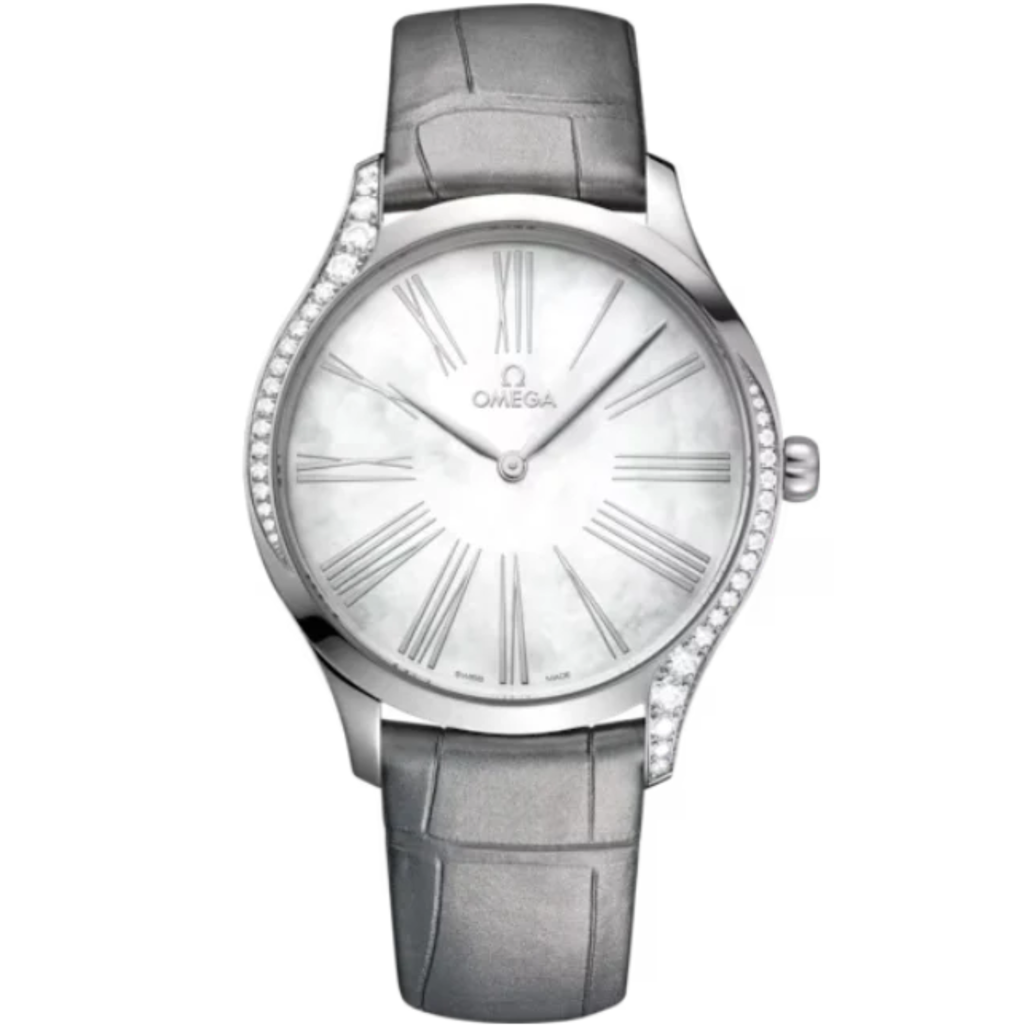 DE VILLE TRÉSOR 39 MM STAINLESS STEEL WITH MOTHER OF PEARL DIAL - Omega