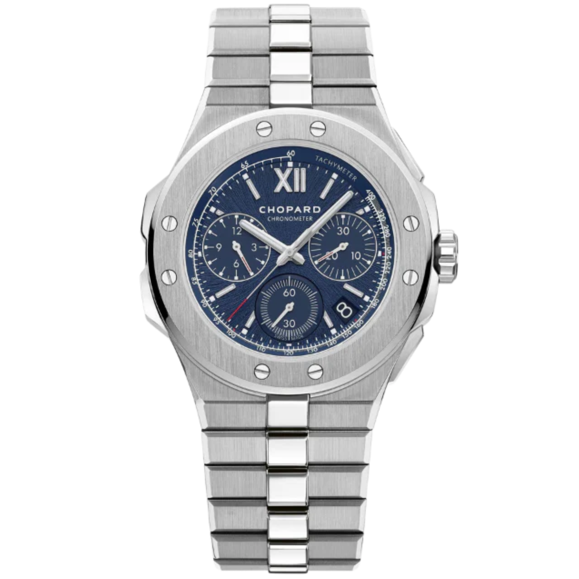 ALPINE EAGLE XL CHRONO 44 MM LUCENT STEEL™ WITH BLUE DIAL - Chopard