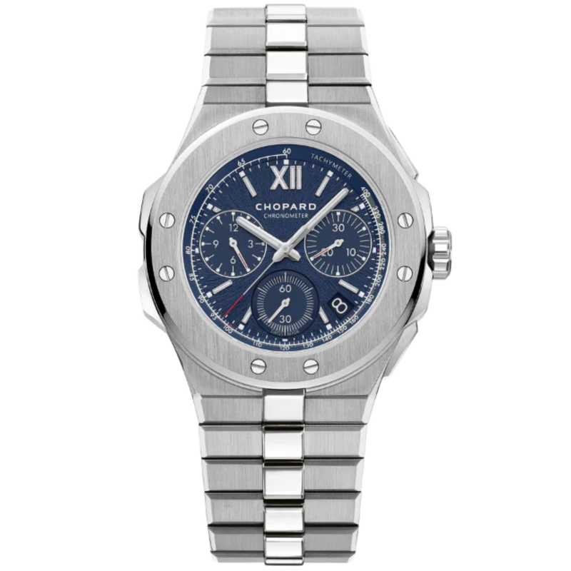 ALPINE EAGLE XL CHRONO 44 MM LUCENT STEEL™ WITH BLUE DIAL - Chopard