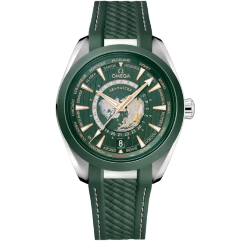SEAMASTER AQUA TERRA 150M 43 MM STAINLESS STEEL WITH GREEN DIAL - Omega