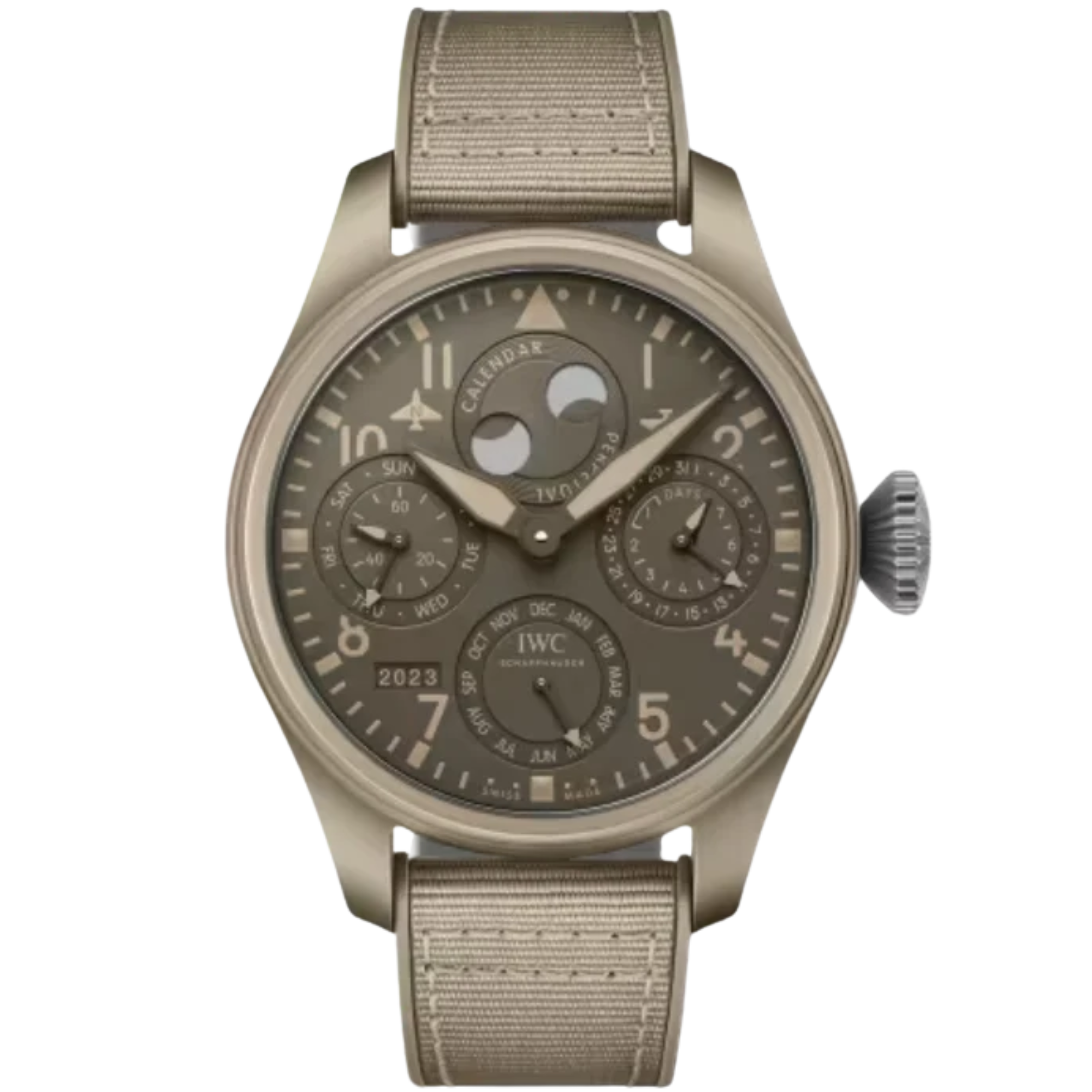 BIG PILOT’S WATCH PERPETUAL CALENDAR TOP GUN EDITION “MOJAVE DESERT” 46 MM CERAMIC WITH BROWN DIAL - IWC