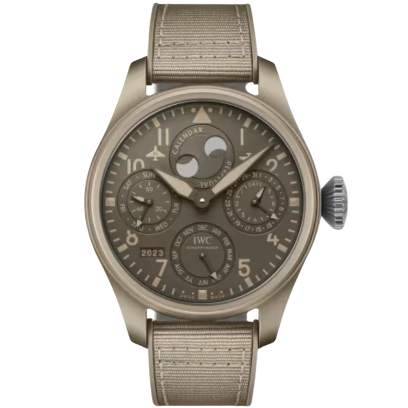 BIG PILOT’S WATCH PERPETUAL CALENDAR TOP GUN EDITION “MOJAVE DESERT” 46 MM CERAMIC WITH BROWN DIAL - IWC