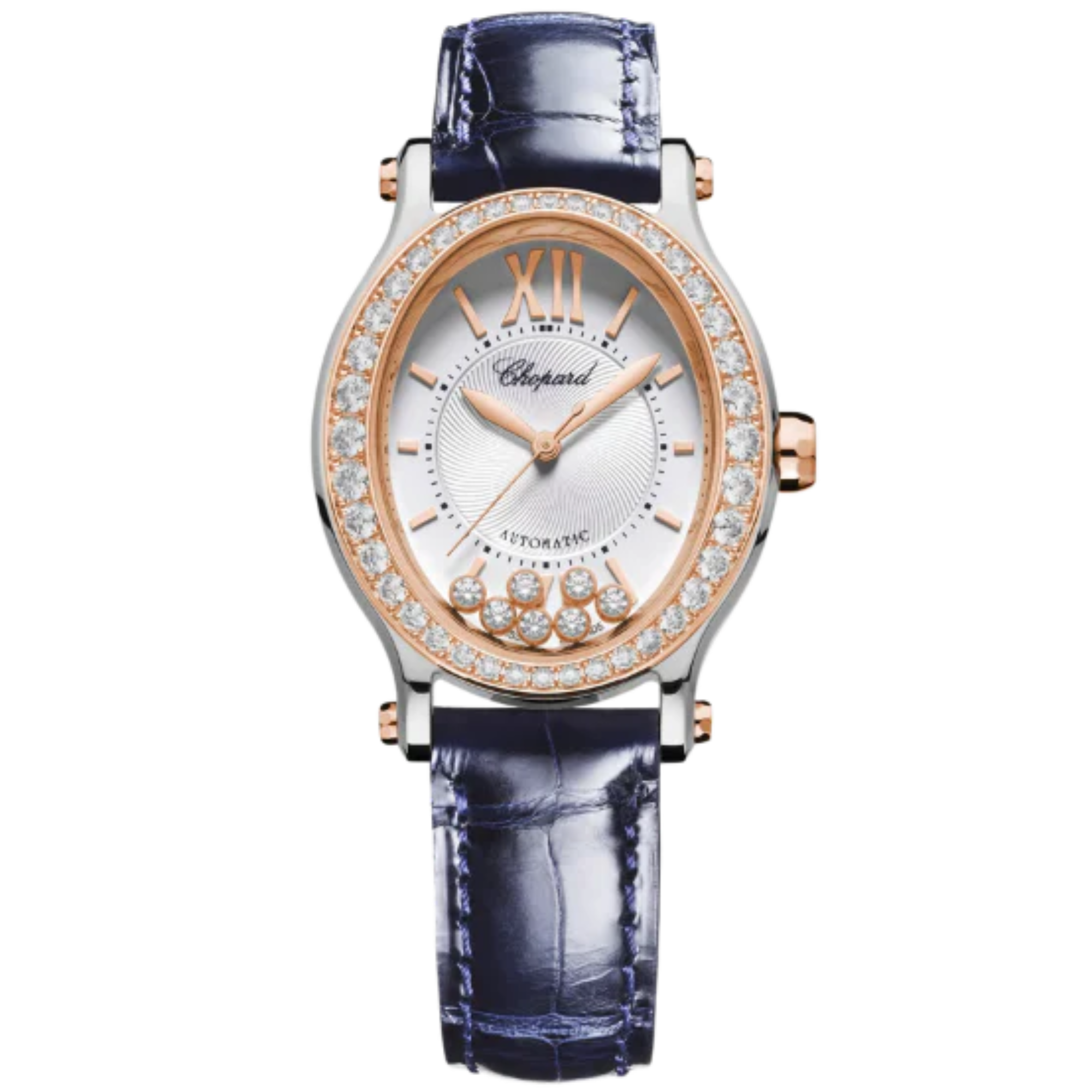 HAPPY SPORT 31 MM ETHICAL ROSE GOLD - LUCENT STEEL™ WITH SILVER DIAL - Chopard