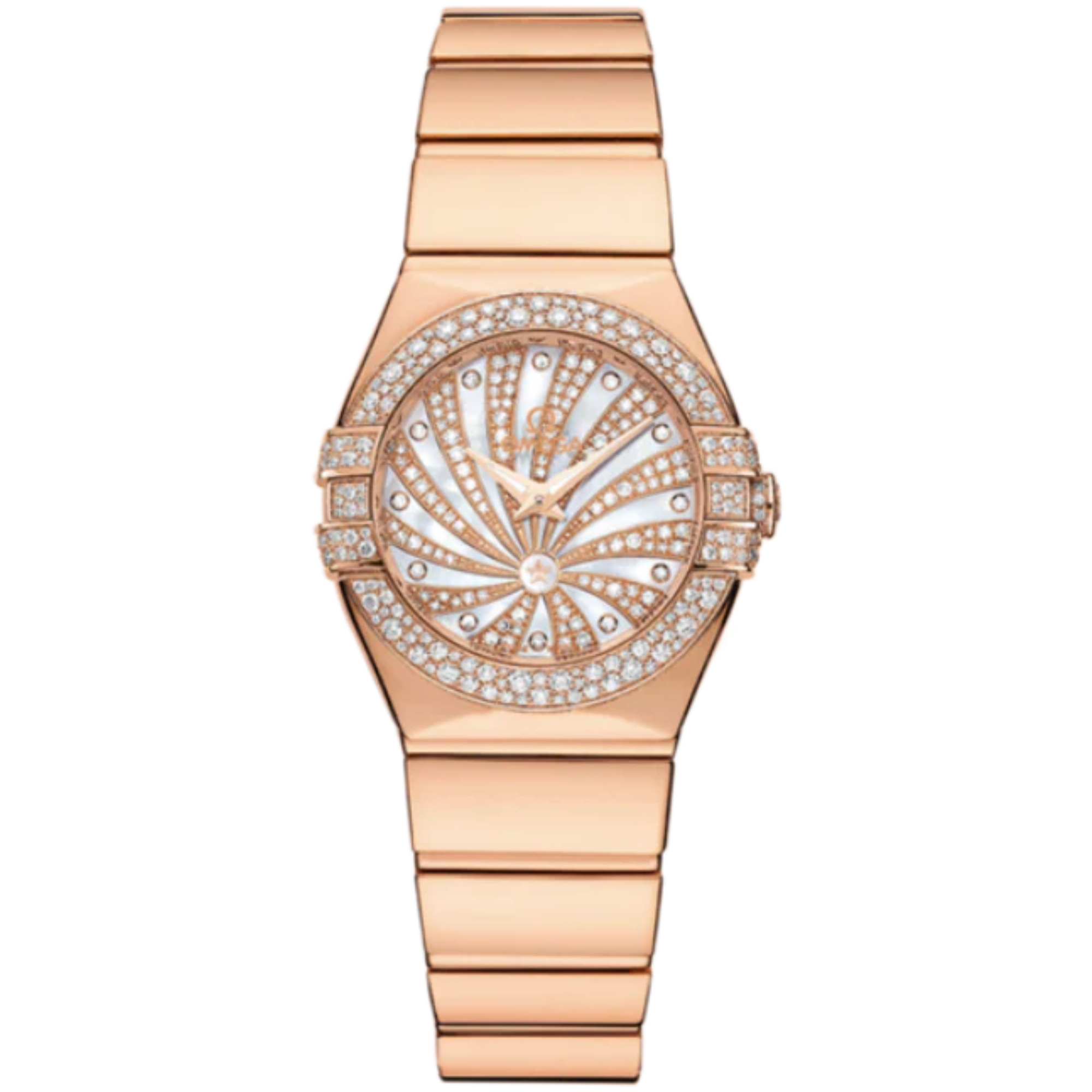 CONSTELLATION 24 MM RED GOLD WITH MOTHER OF PEARL DIAL - Omega
