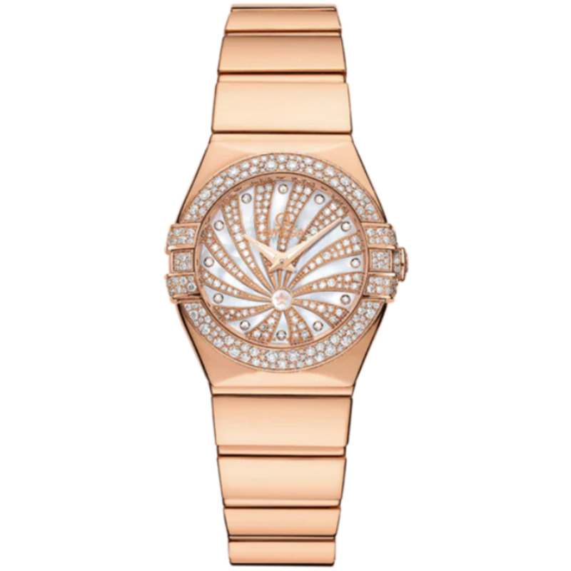 CONSTELLATION 24 MM RED GOLD WITH MOTHER OF PEARL DIAL - Omega