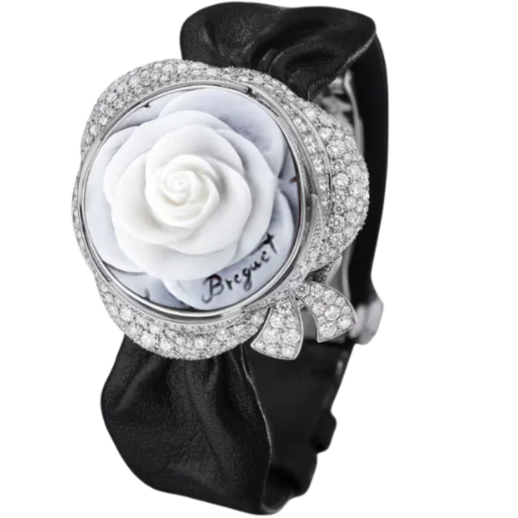 SECRET DE LA REINE GJ24BB8548DDC3 31 MM WHITE GOLD WITH WHITE DIAL - Breguet