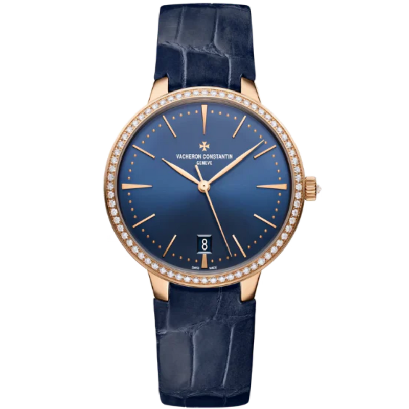 PATRIMONY SELF-WINDING 36 MM PINK GOLD WITH BLUE BRASS DIAL - Vacheron Constantin