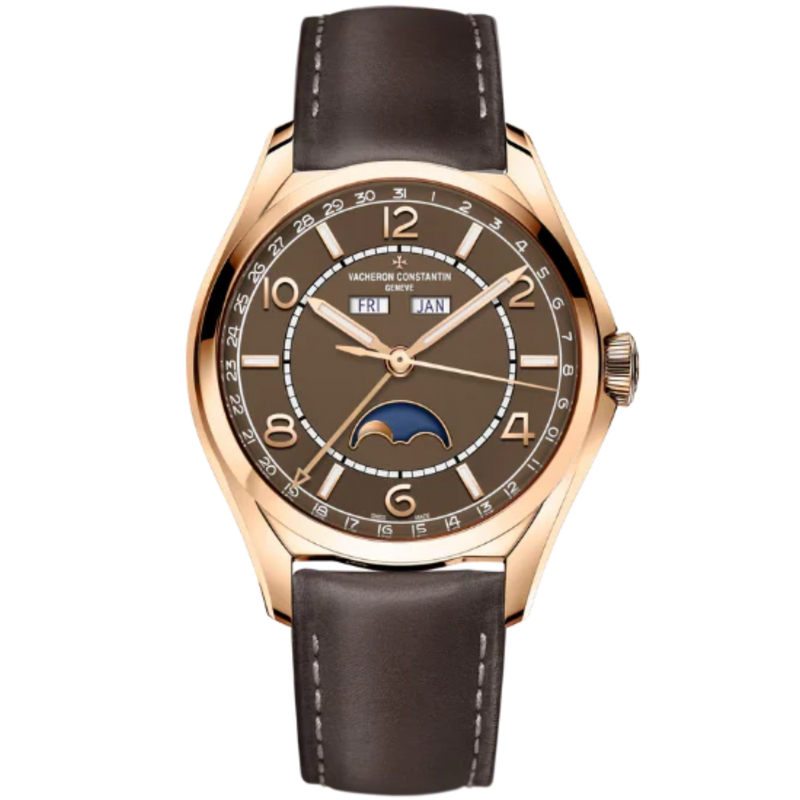 FIFTYSIX COMPLETE CALENDAR 40 MM PINK GOLD WITH BROWN BRASS DIAL - Vacheron Constantin