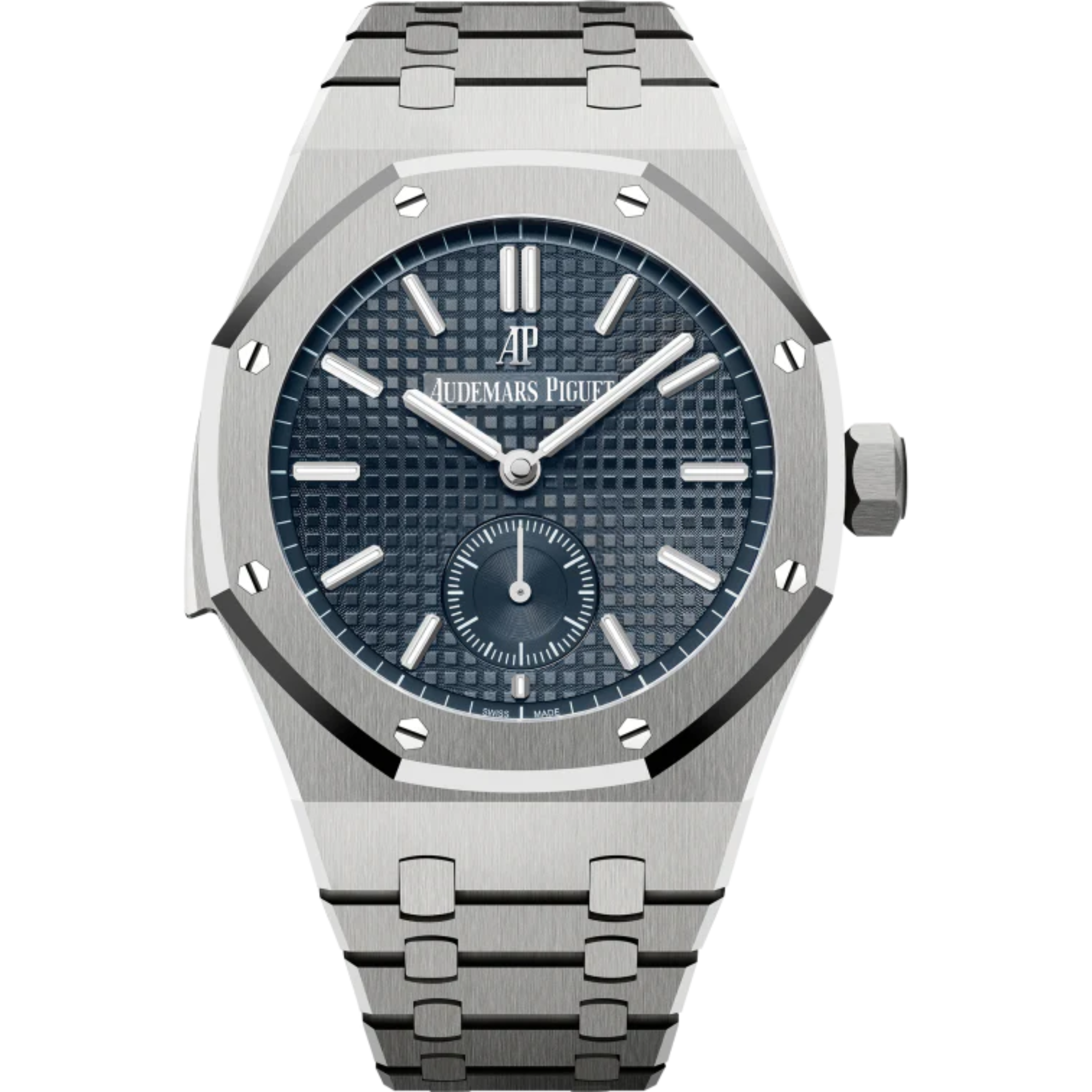 Royal Oak Minute Repeater Supersonnerie 42MM Titanium Bracelet Blue Dial With Grande Tapisserie Pattern Titanium Case - Audemars Piguet