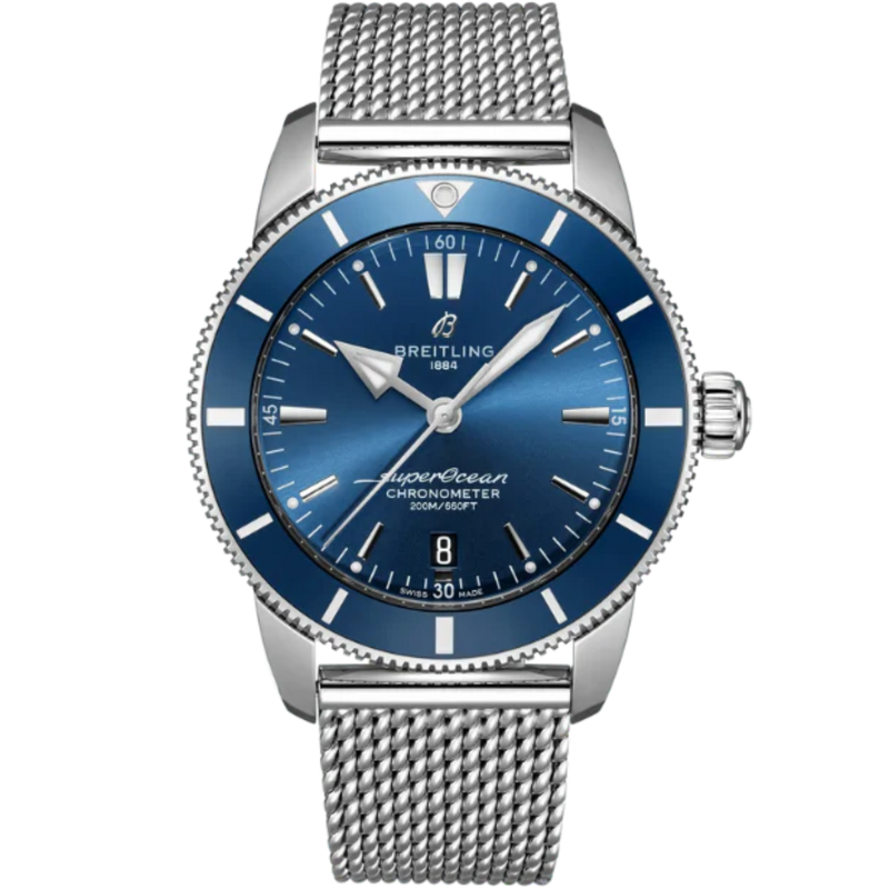 SUPEROCEAN HERITAGE B20 AUTOMATIC 44 MM STAINLESS STEEL WITH BLUE DIAL - Breitling