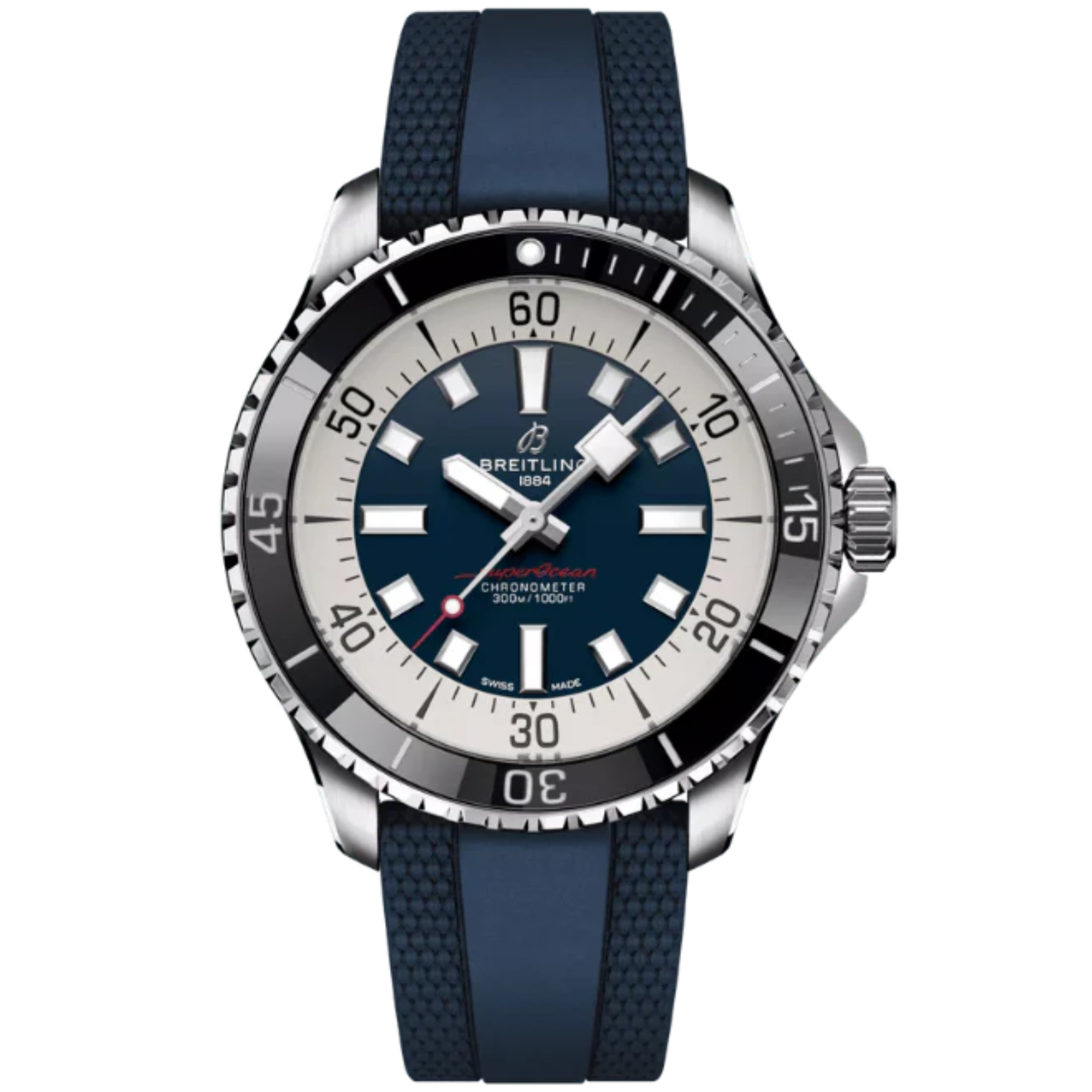 SUPEROCEAN AUTOMATIC 44 MM STAINLESS STEEL WITH BLUE DIAL - Breitling