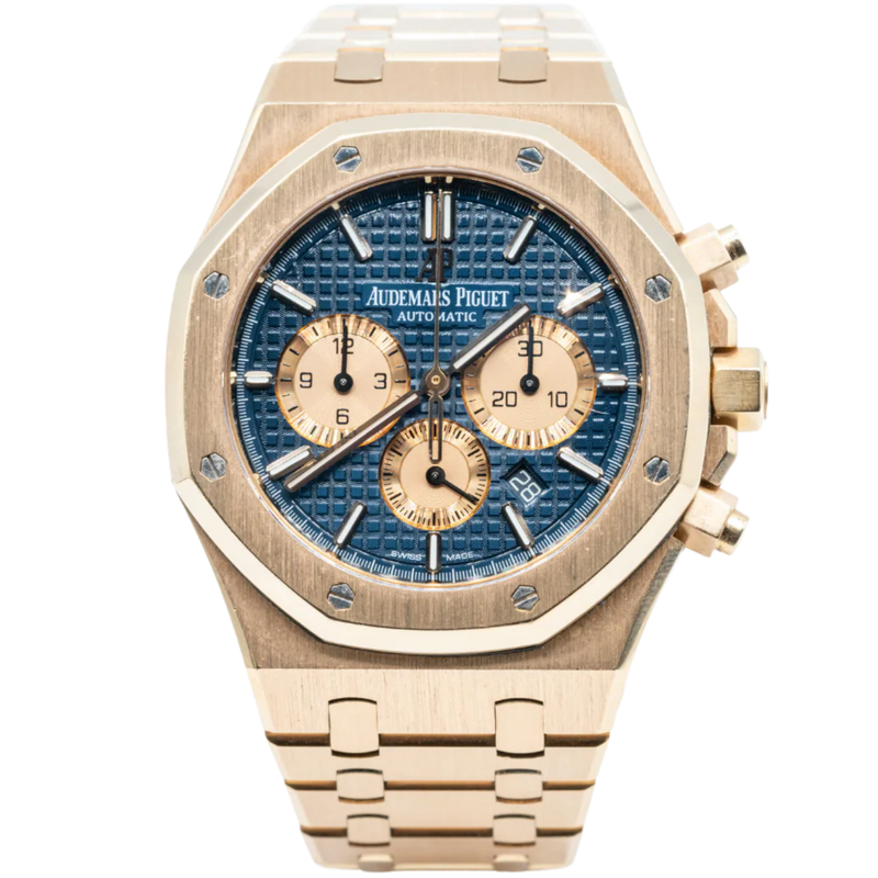 Audemars Piguet Royal Oak Ref. 26331OR.OO.1220OR.01 41MM Rose Gold Blue Dial - Audemars Piguet