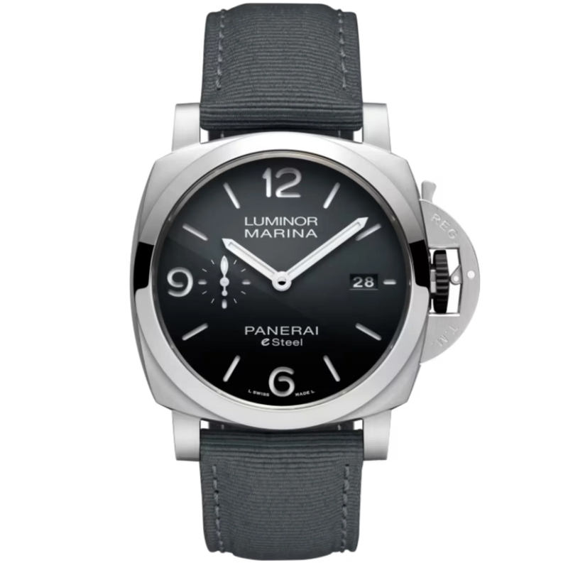 Panerai PAM01358 Luminor Marina eSteel Grey Gradient Dial on Strap - Panerai