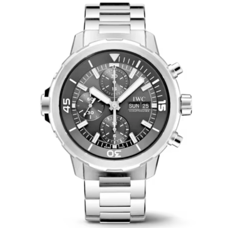 AQUATIMER AUTOMATIC 44 MM STAINLESS STEEL WITH BLACK DIAL - IWC