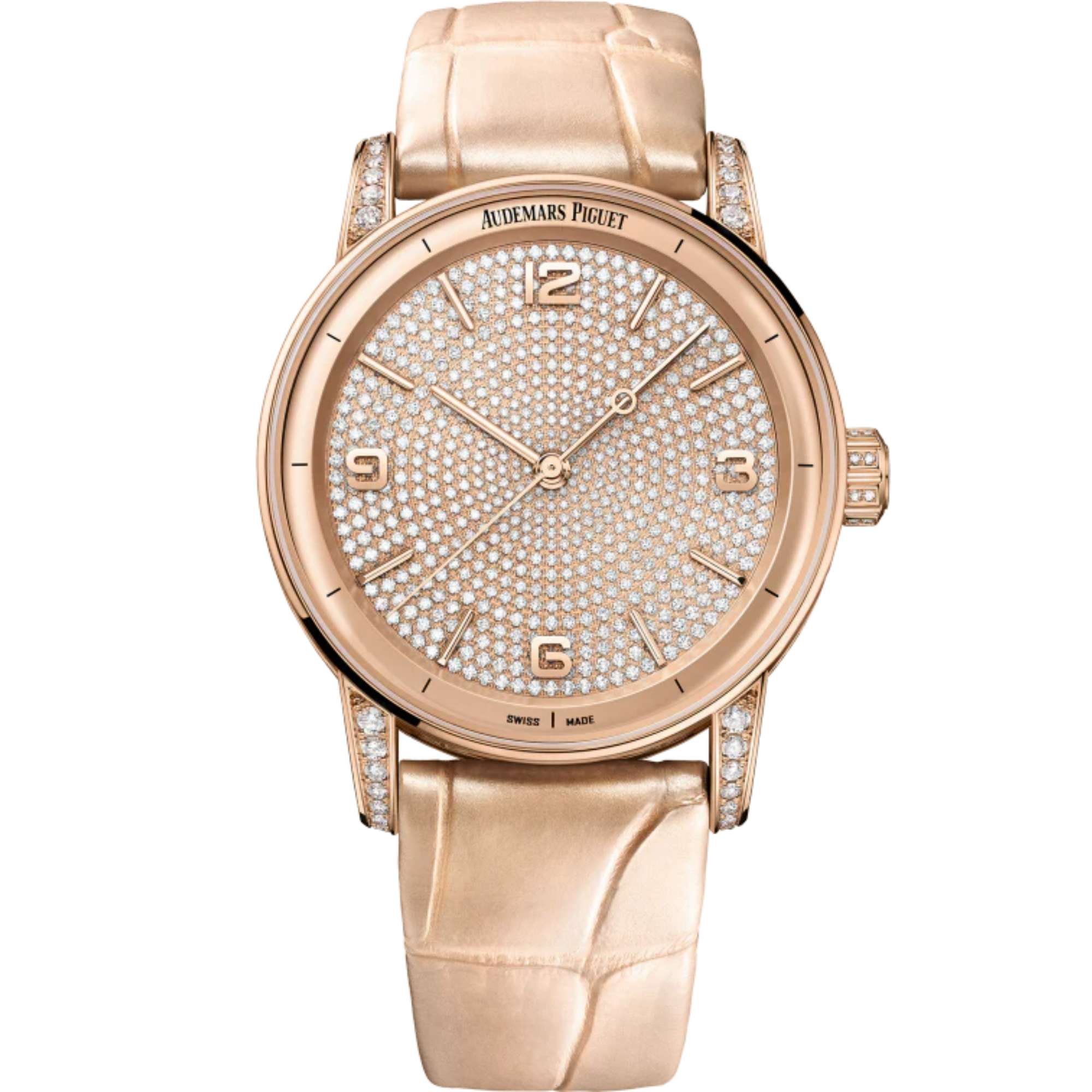 Code 11.59 by Audemars Piguet 41mm Pearly Beige Alligator Strap 18-Carat Pink Gold Dial 18-Carat Pink Gold Case - Audemars Piguet
