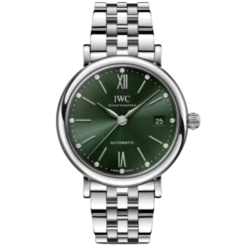 PORTOFINO AUTOMATIC 37 MM STAINLESS STEEL WITH GREEN DIAL - IWC