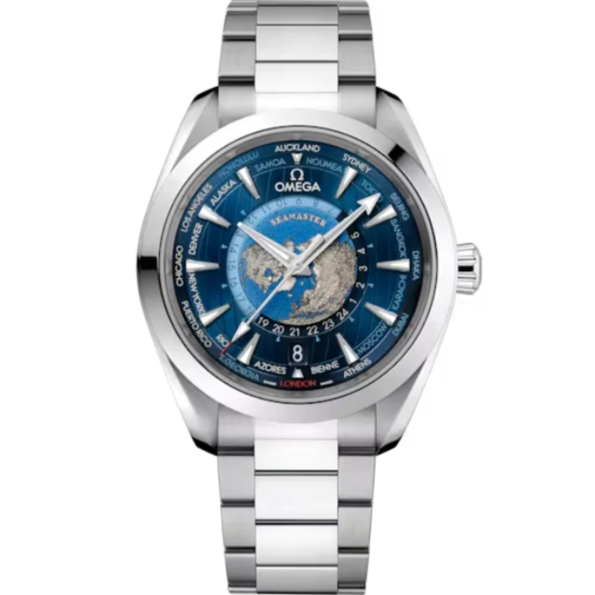 SEAMASTER AQUA TERRA 150M 43 MM STAINLESS STEEL WITH BLUE DIAL - Omega