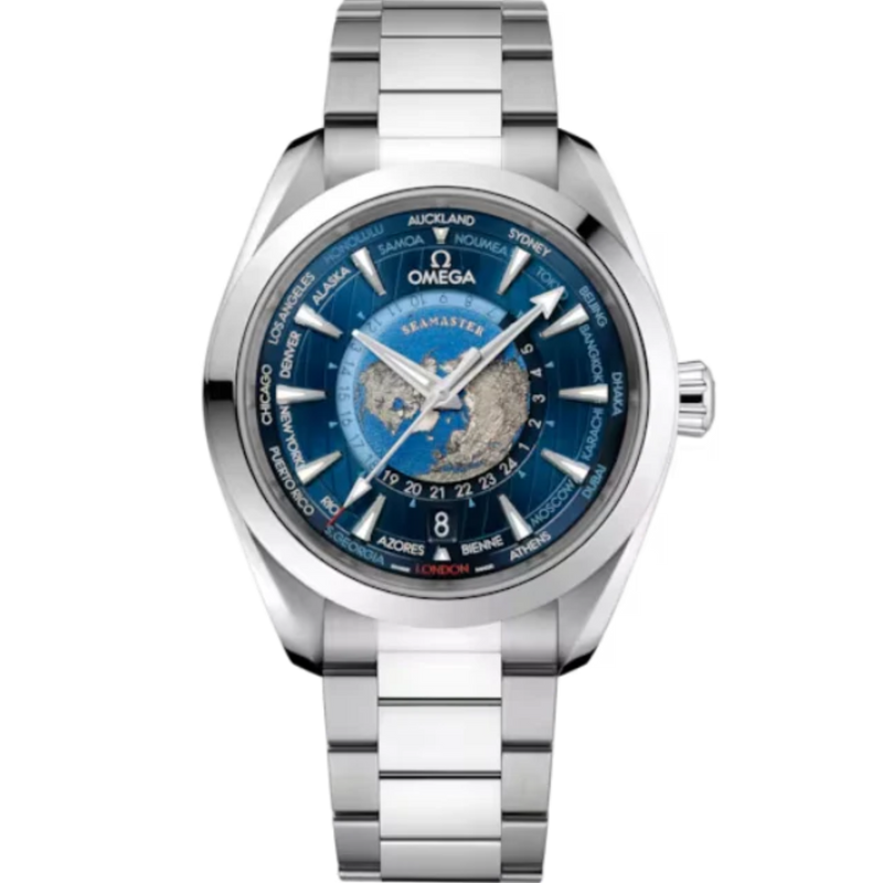 SEAMASTER AQUA TERRA 150M 43 MM STAINLESS STEEL WITH BLUE DIAL - Omega
