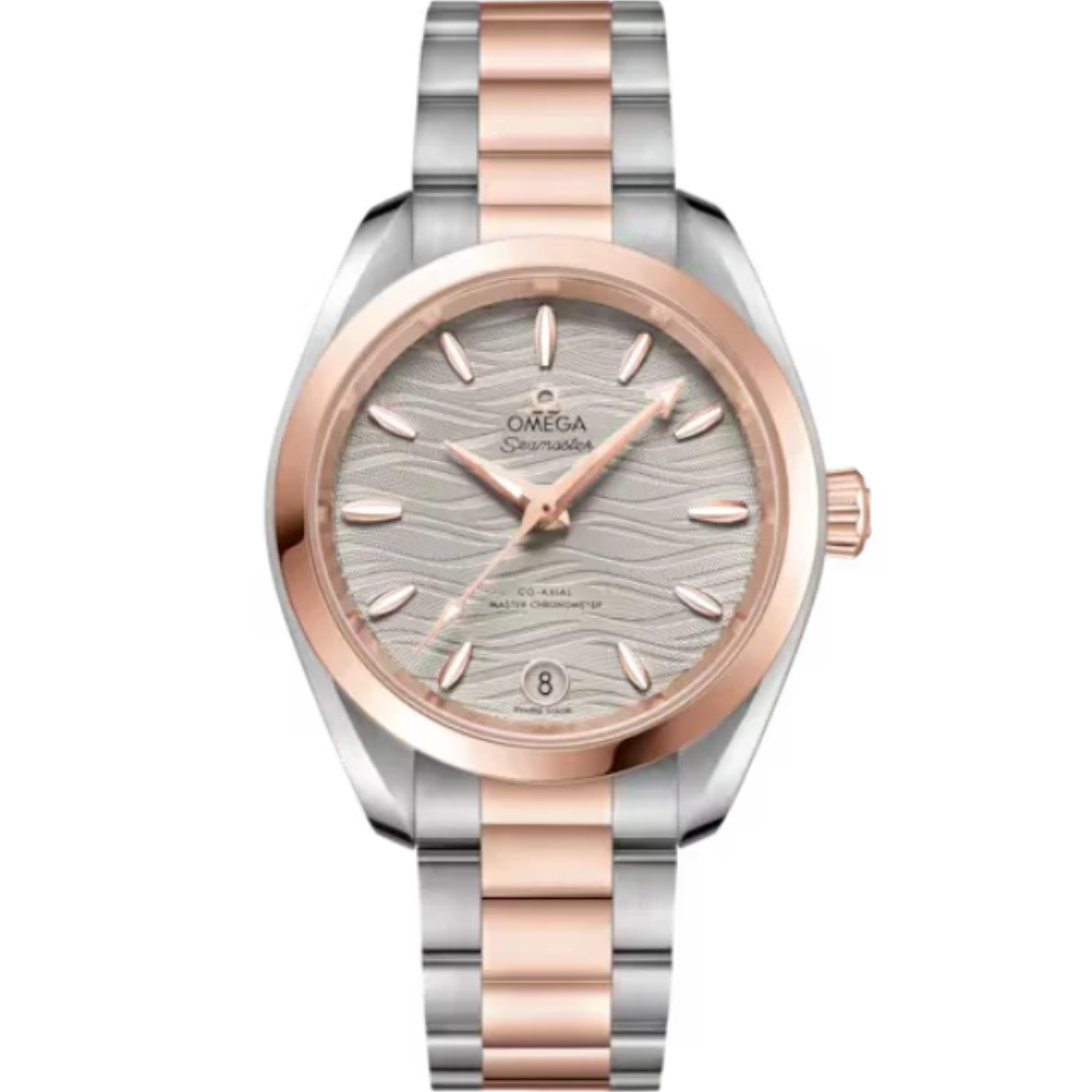 SEAMASTER AQUA TERRA 150M 34 MM STAINLESS STEEL - SEDNA™ GOLD WITH GREY DIAL - Omega