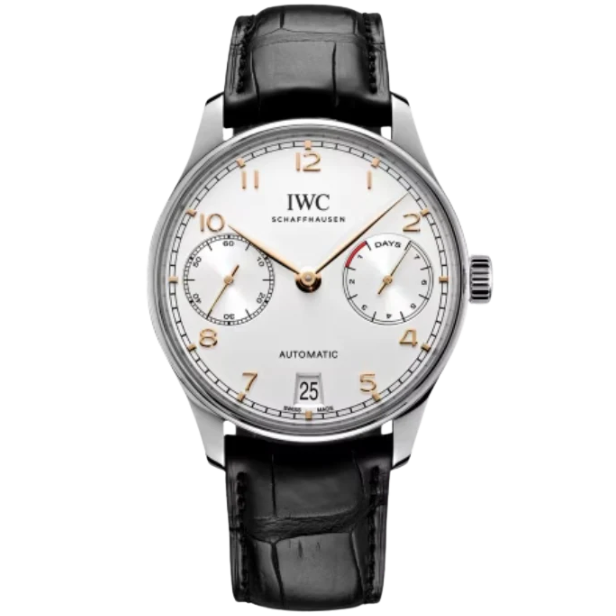PORTUGIESER AUTOMATIC 42 MM STAINLESS STEEL WITH WHITE DIAL - IWC