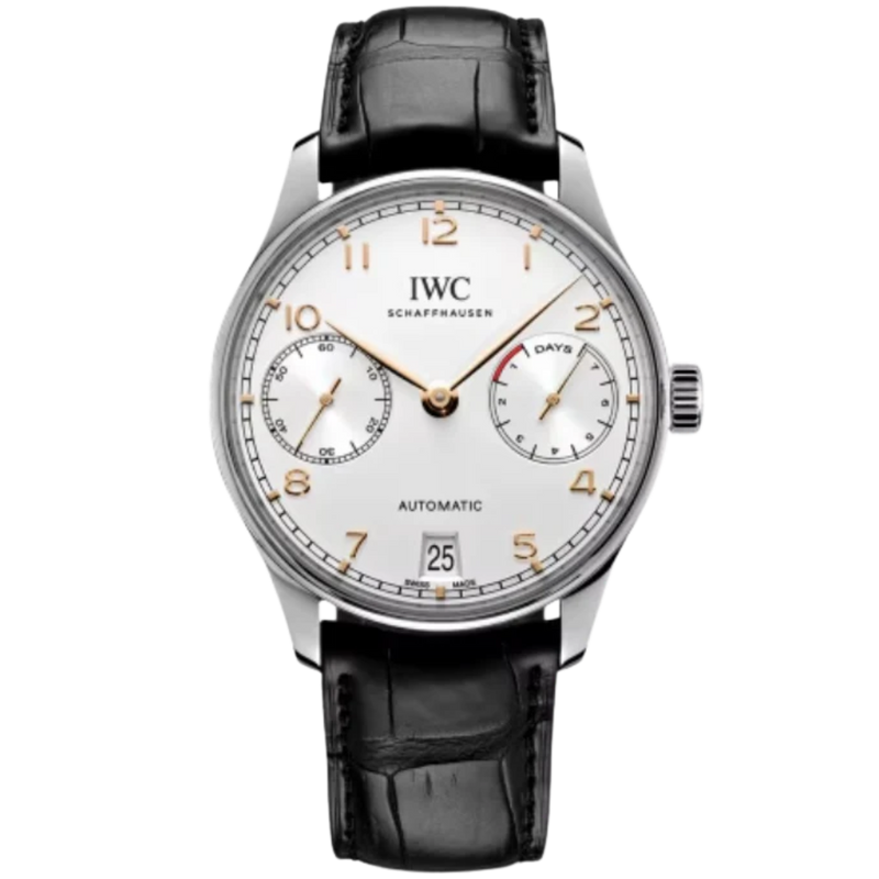 PORTUGIESER AUTOMATIC 42 MM STAINLESS STEEL WITH WHITE DIAL - IWC