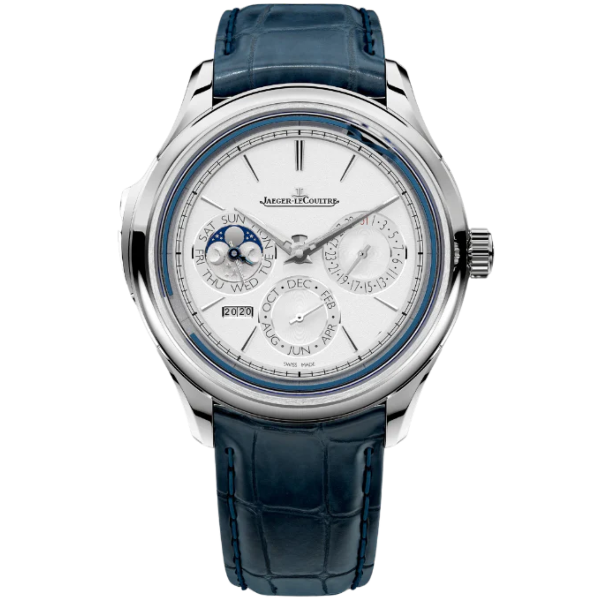 MASTER GRANDE TRADITION CALIBRE 950 43 MM 18K WHITE GOLD WITH WHITE GRAINED DIAL - Jaeger-LeCoultre