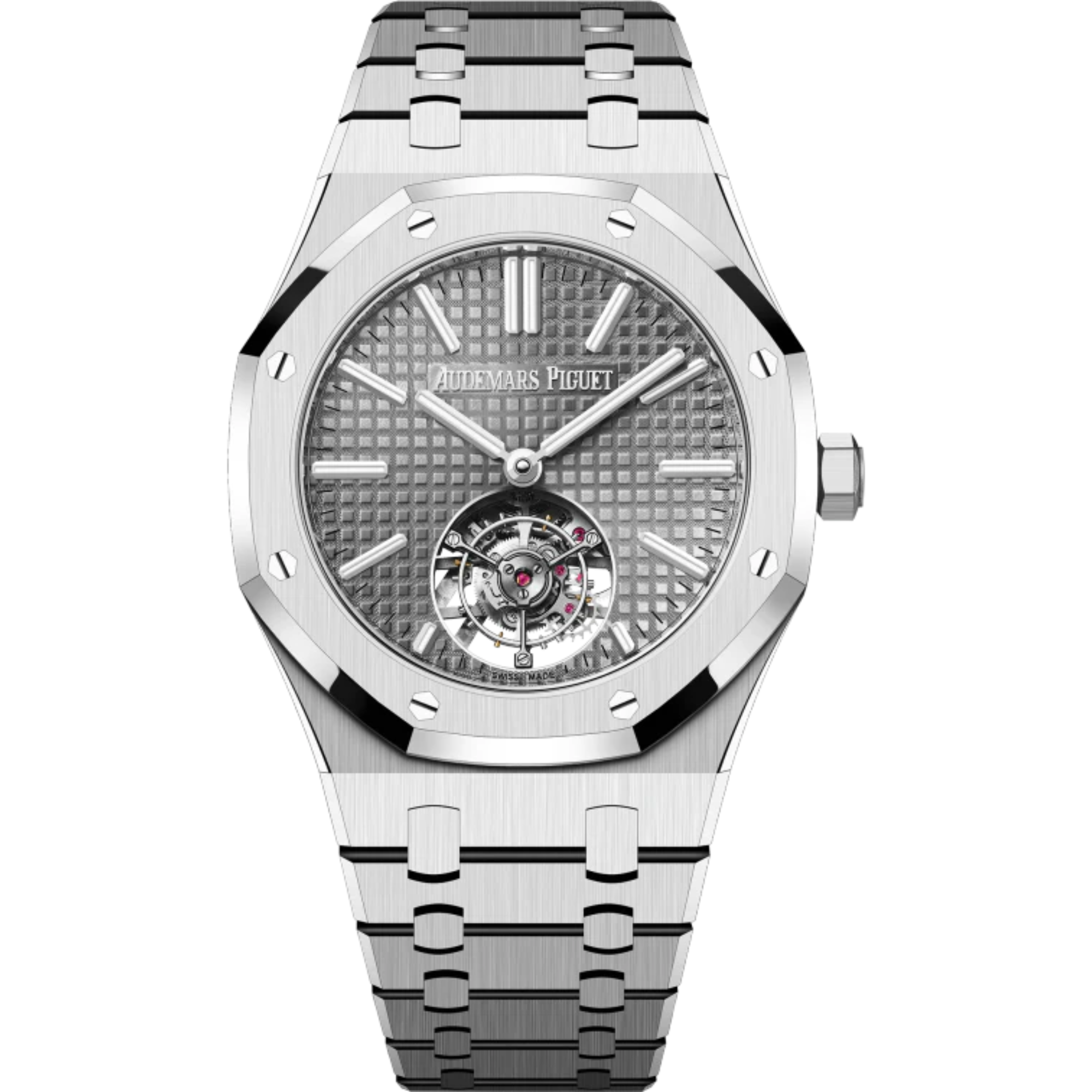 Royal Oak Selfwinding Flying Tourbillon 41MM Stainless Steel Bracelet Grey Dial Stainless Steel Case - Audemars Piguet