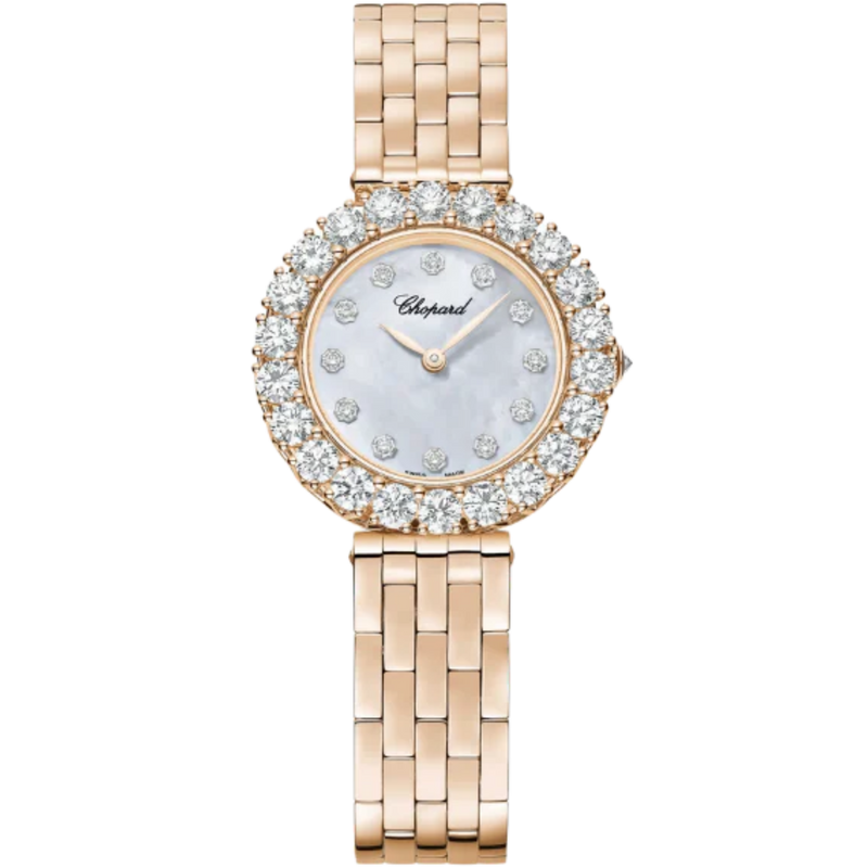 L'HEURE DU DIAMANT 30 MM ETHICAL ROSE GOLD WITH MOTHER OF PEARL DIAL - Chopard