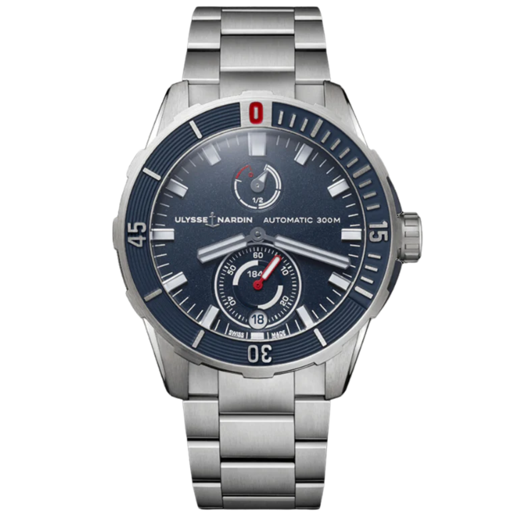 DIVER 44 MM TITANIUM WITH BLUE DIAL - Ulysse Nardin