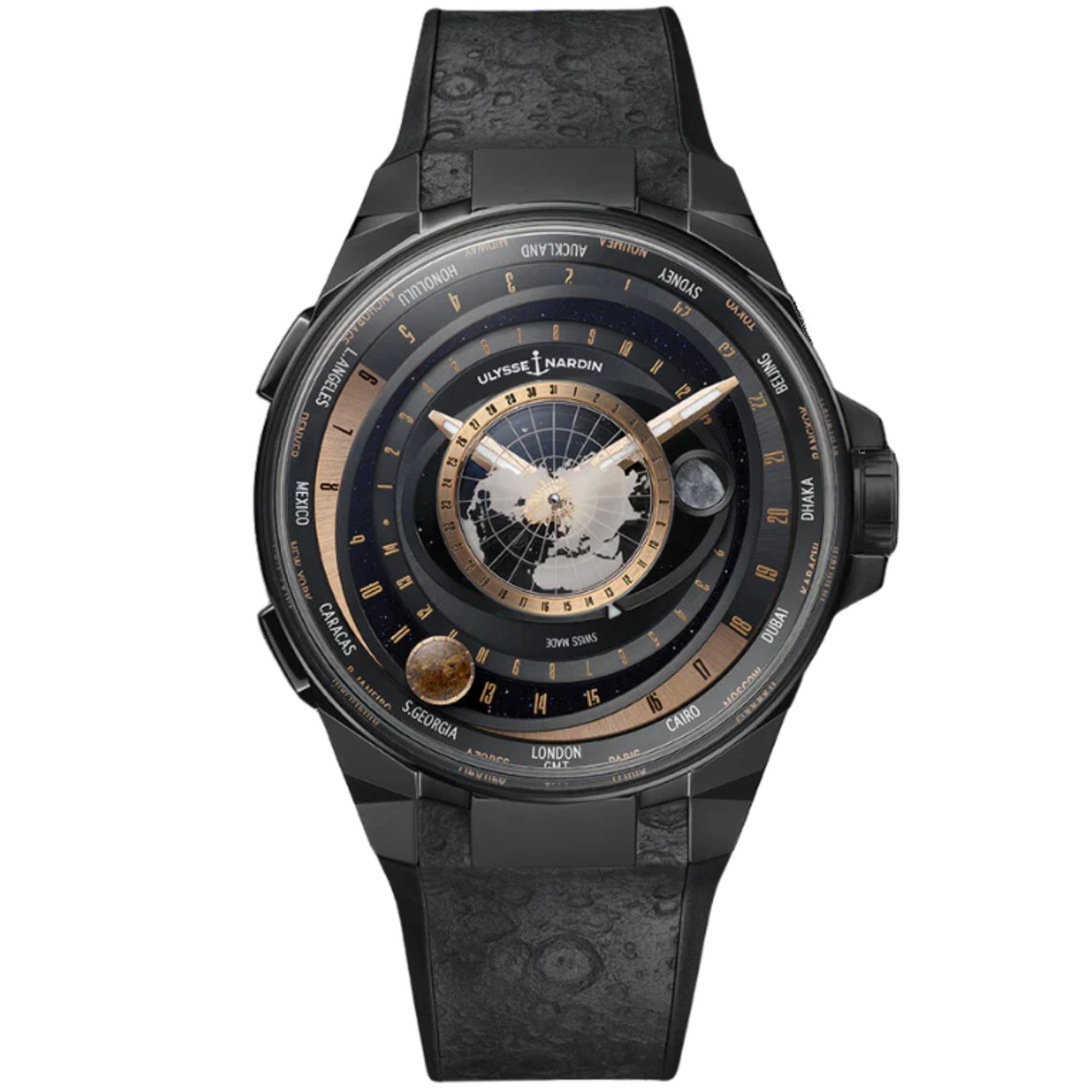 BLAST MOONSTRUCK 45 MM TITANIUM - CERAMIC WITH BLACK DIAL - Ulysse Nardin