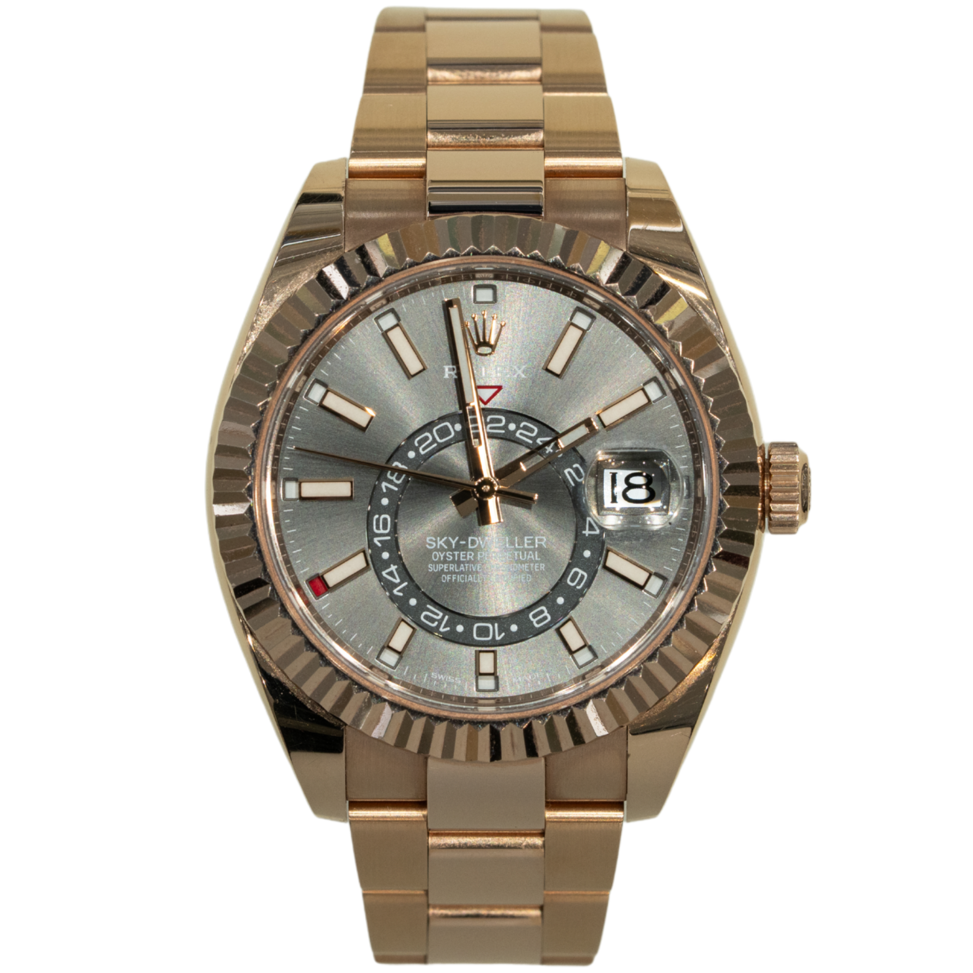 Rolex Skydweller Ref. 326935 42MM Rose Gold Rhodium Dial - Rolex