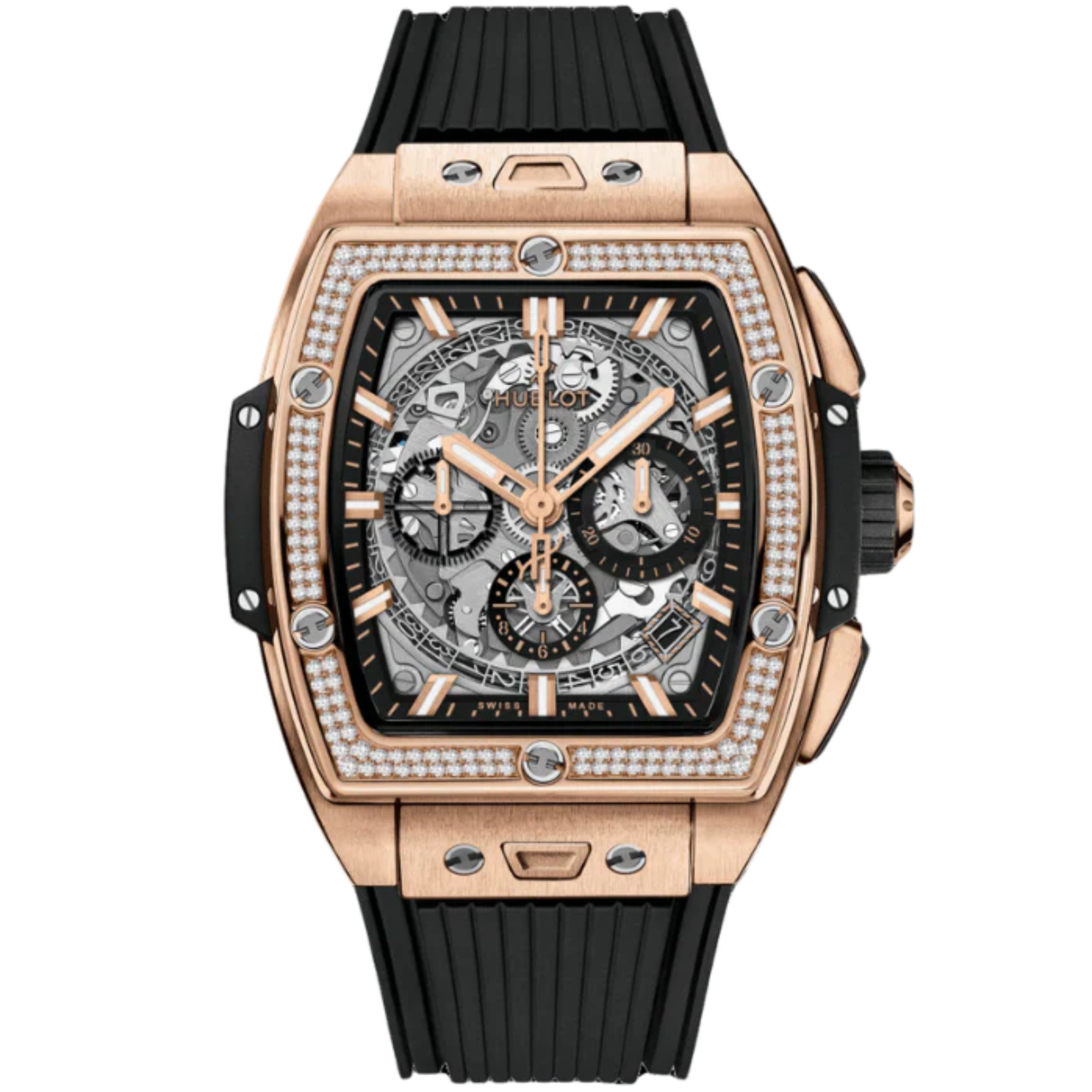 SPIRIT OF BIG BANG 42 MM KING GOLD DIAMONDS - Hublot