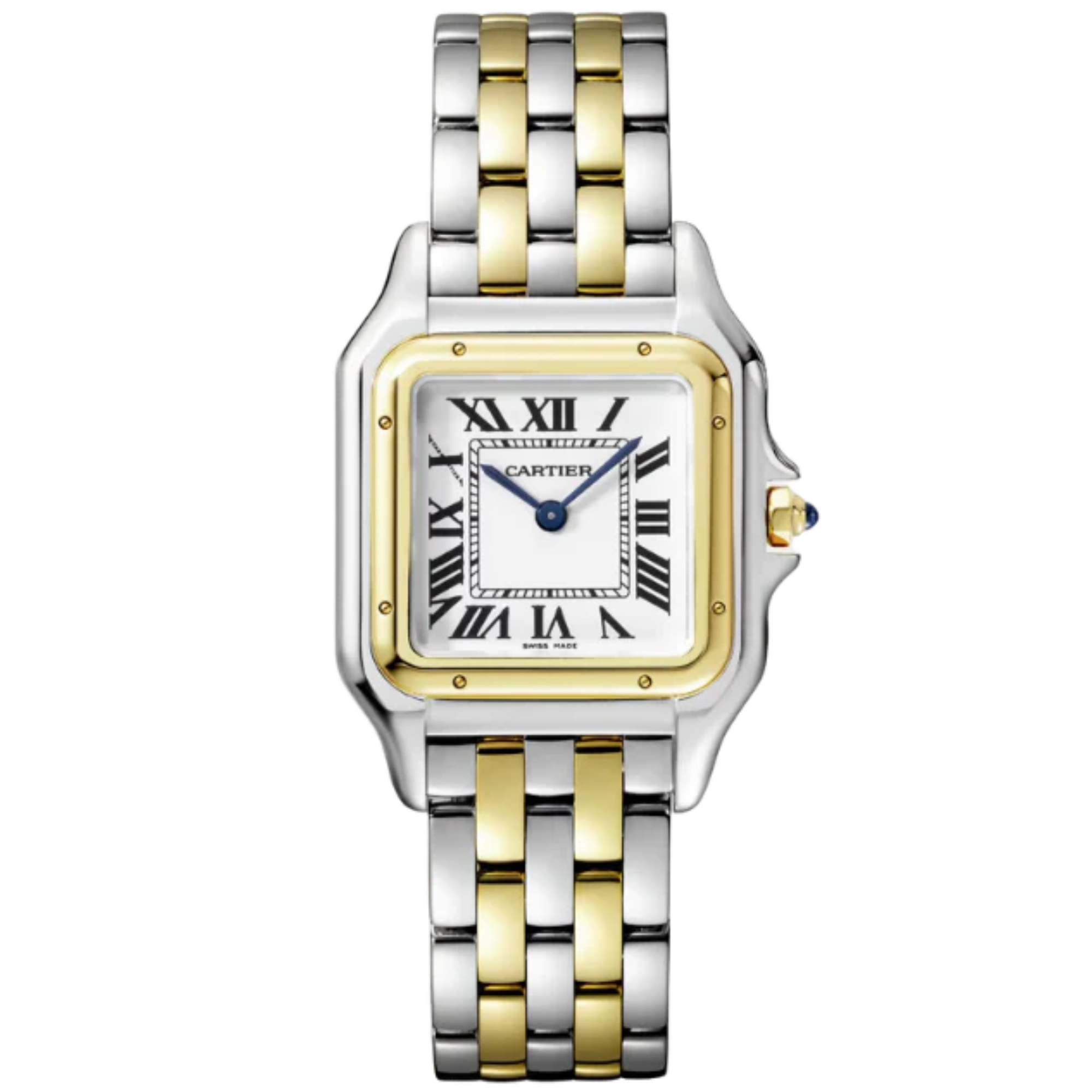 PANTHERE DE CARTIER 37 MM YELLOW GOLD WITH SILVER DIAL - Cartier