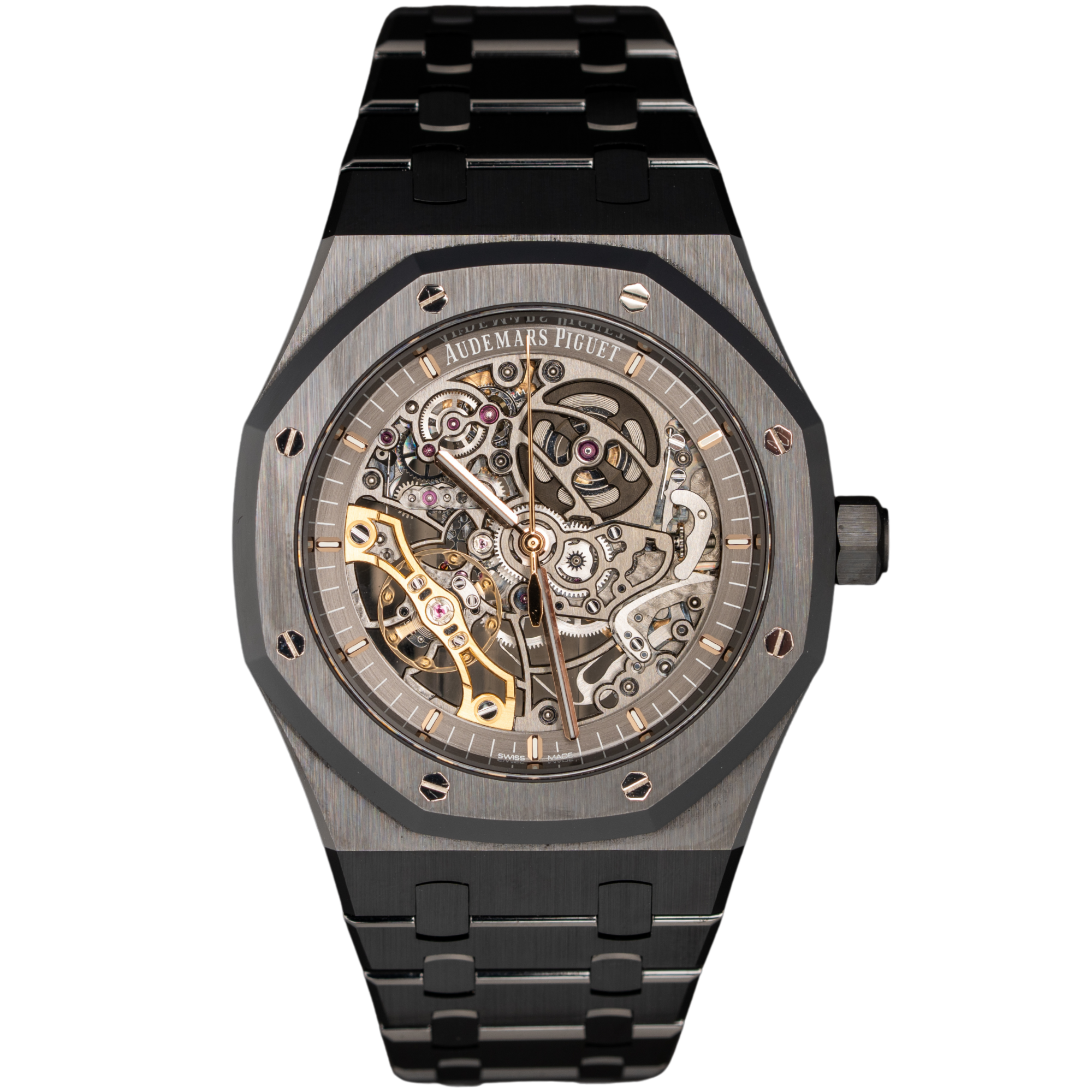 Audemars Piguet Royal Oak Ref. 15416CE.OO.1225CE.01 41MM Black Ceramic Openworked Double Balance - Audemars Piguet