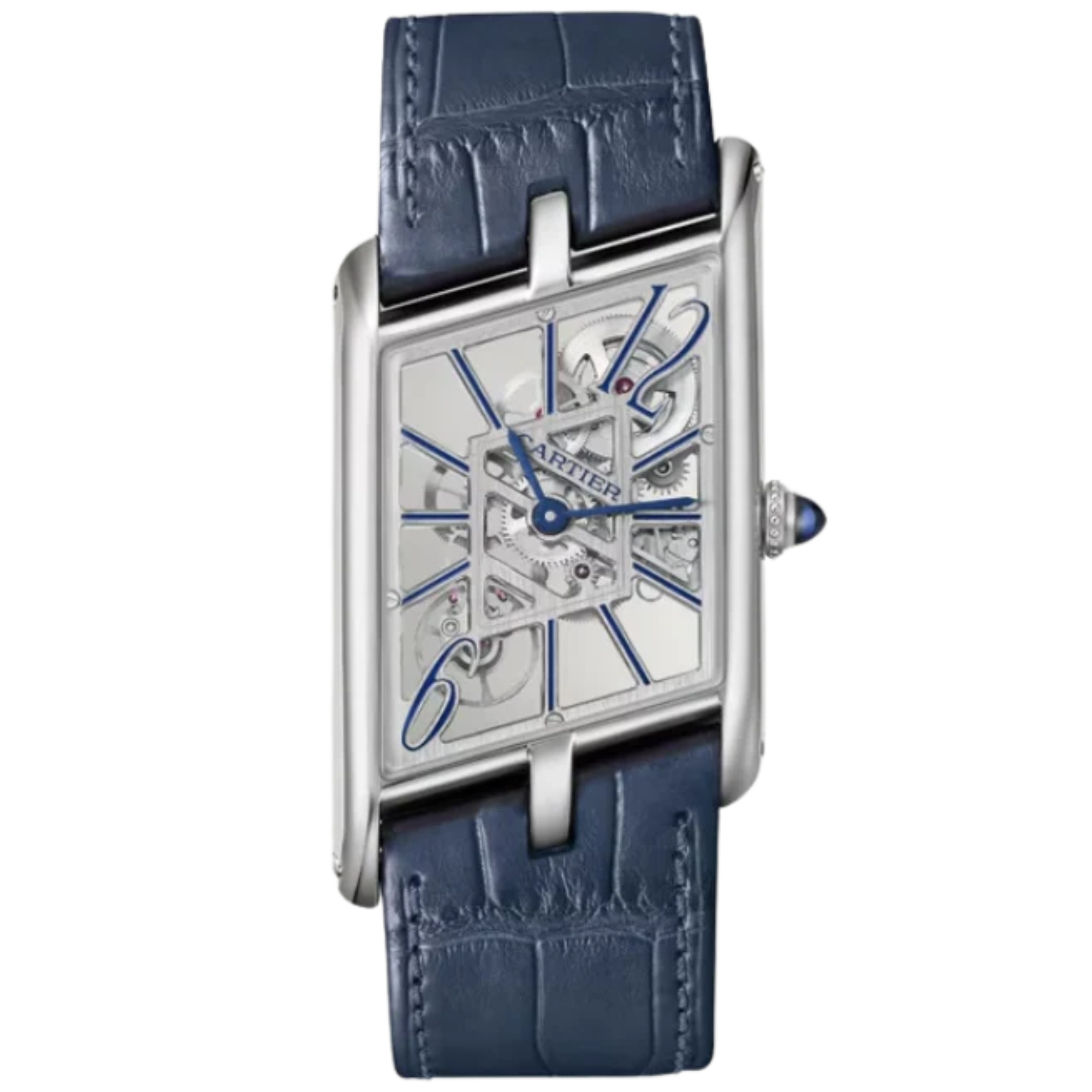 TANK 48 mm ASYMÉTRIQUE WATCH PLATINUM - Cartier