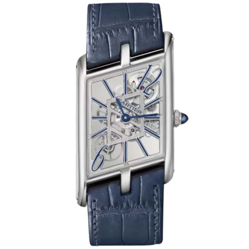 TANK 48 mm ASYMÉTRIQUE WATCH PLATINUM - Cartier