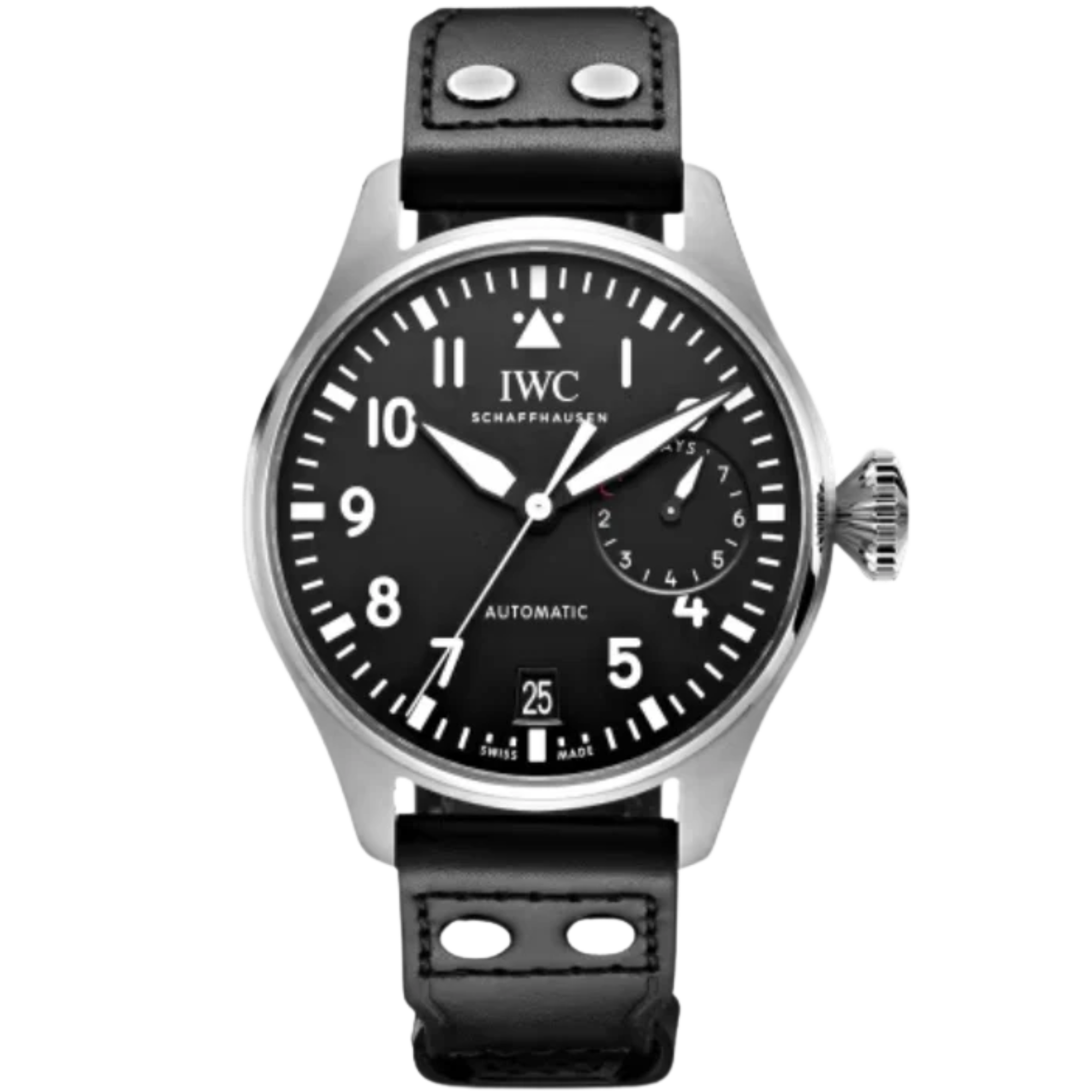 BIG PILOT’S WATCH 46 MM STAINLESS STEEL WITH BLACK DIAL - IWC