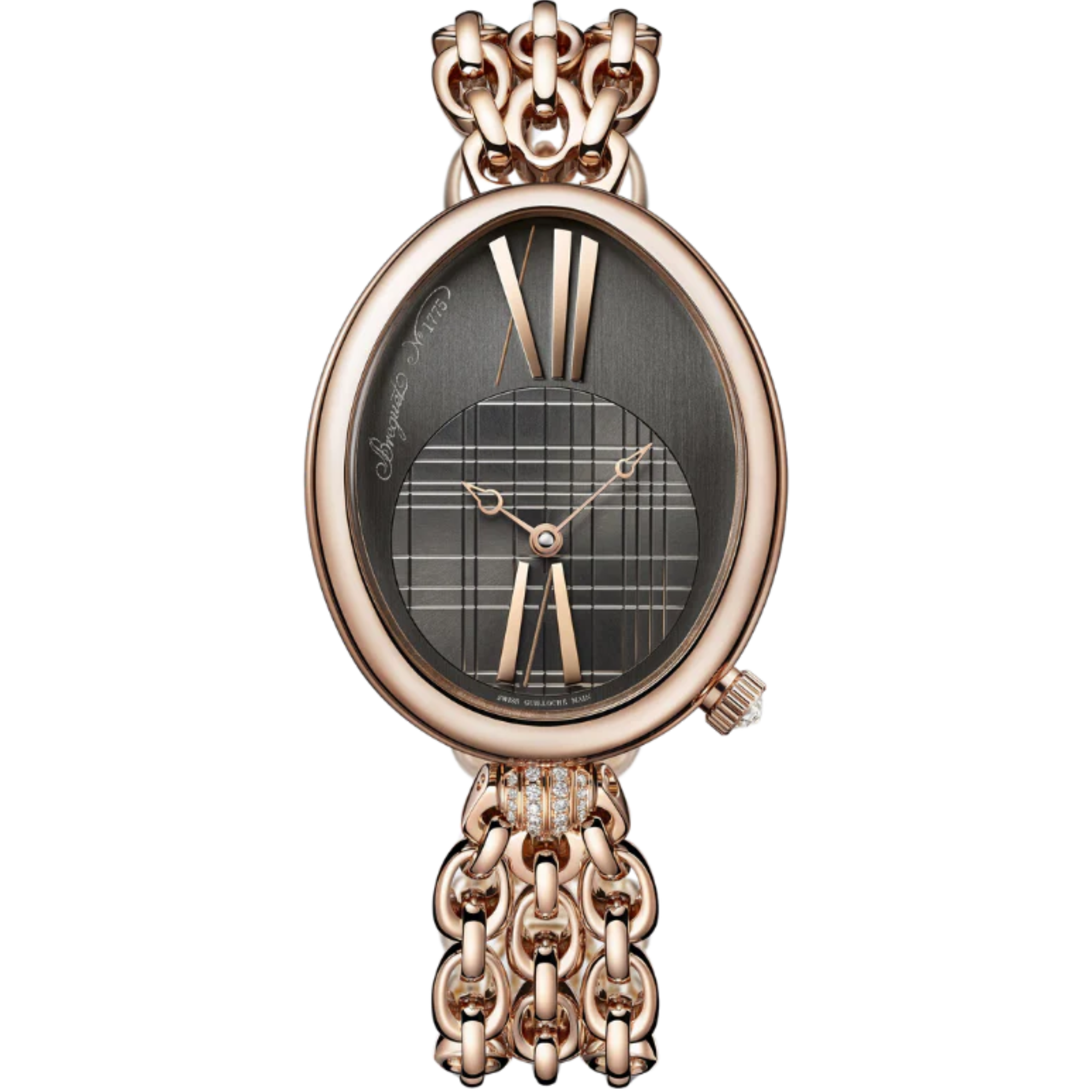 REINE DE NAPLES 8968 43 MM 18K ROSE GOLD WITH ANTHRACITE DIAL - Breguet