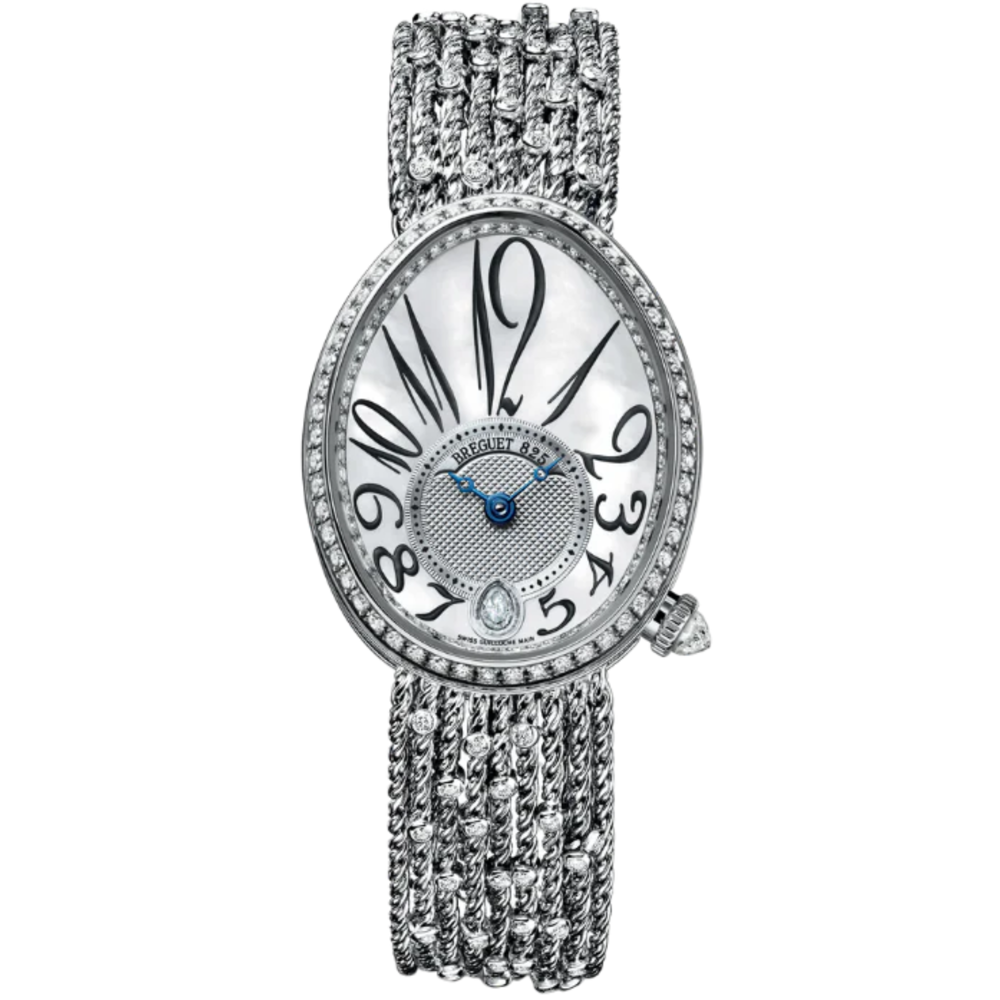 REINE DE NAPLES 8918 36 MM WHITE GOLD WITH MOTHER OF PEARL DIAL - Breguet