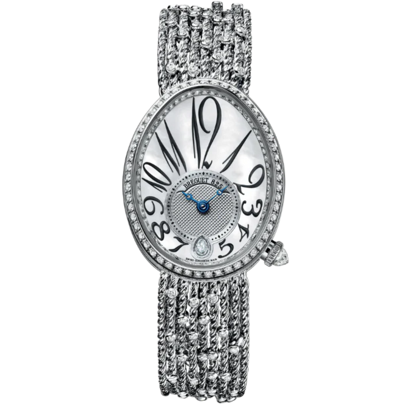 REINE DE NAPLES 8918 36 MM WHITE GOLD WITH MOTHER OF PEARL DIAL - Breguet
