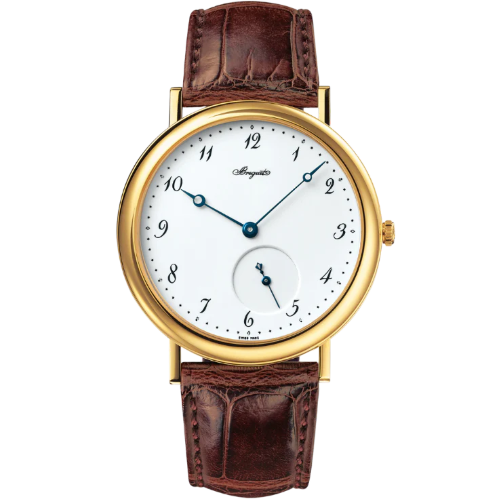 CLASSIQUE 5140 40 MM YELLOW GOLD WITH WHITE "GRAND FEU" ENAMEL DIAL - Breguet