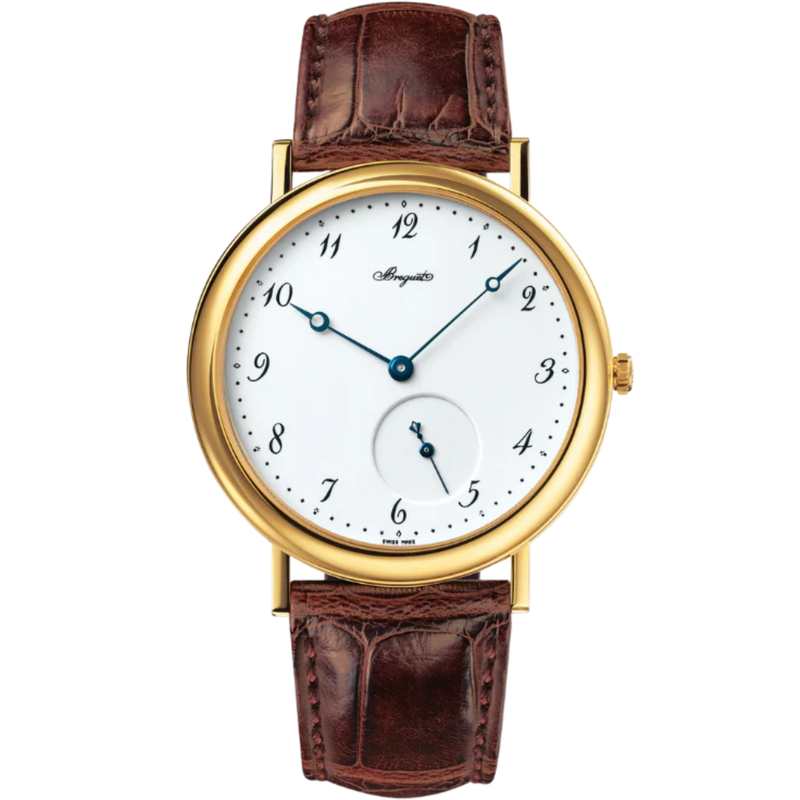 CLASSIQUE 5140 40 MM YELLOW GOLD WITH WHITE "GRAND FEU" ENAMEL DIAL - Breguet