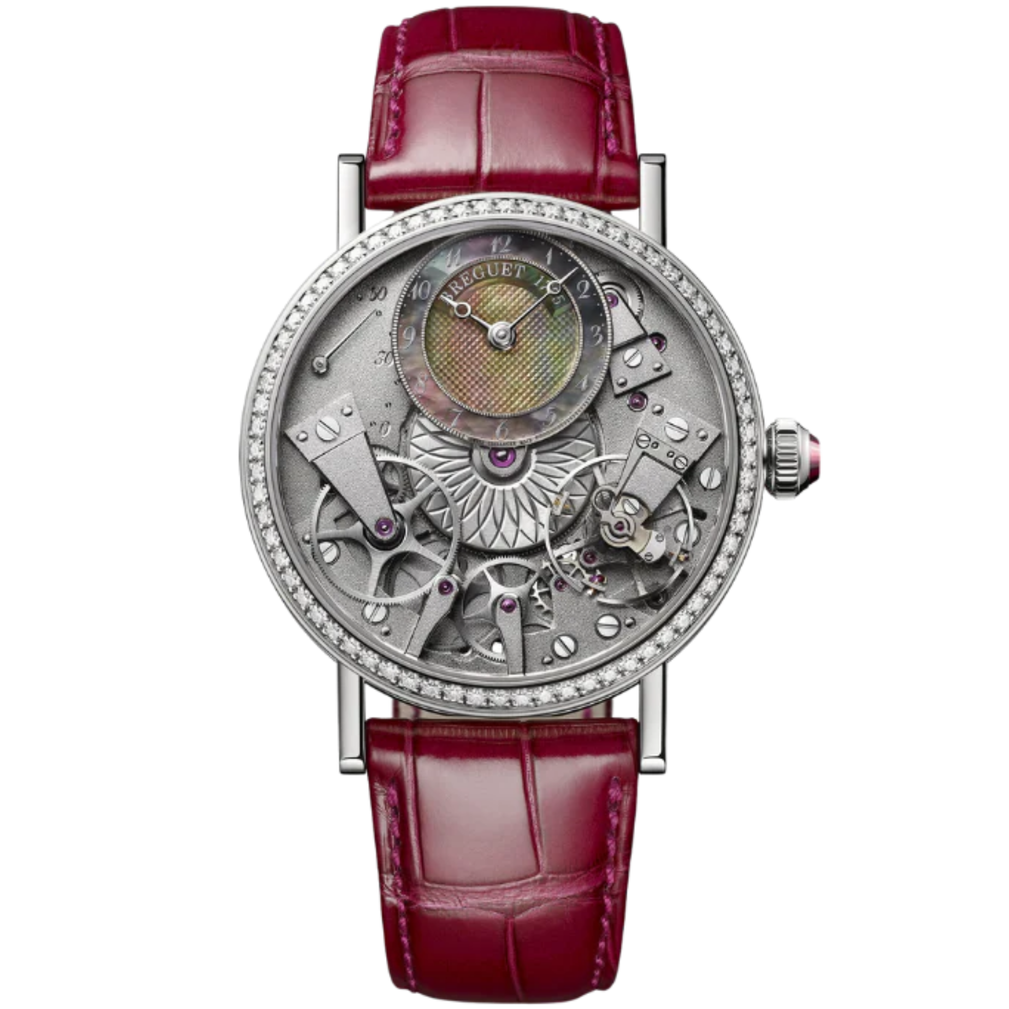 TRADITION DAME 7038 37 MM WHITE GOLD WITH MOTHER OF PEARL DIAL - Breguet