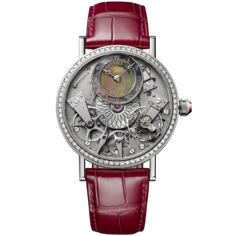 TRADITION DAME 7038 37 MM WHITE GOLD WITH MOTHER OF PEARL DIAL - Breguet
