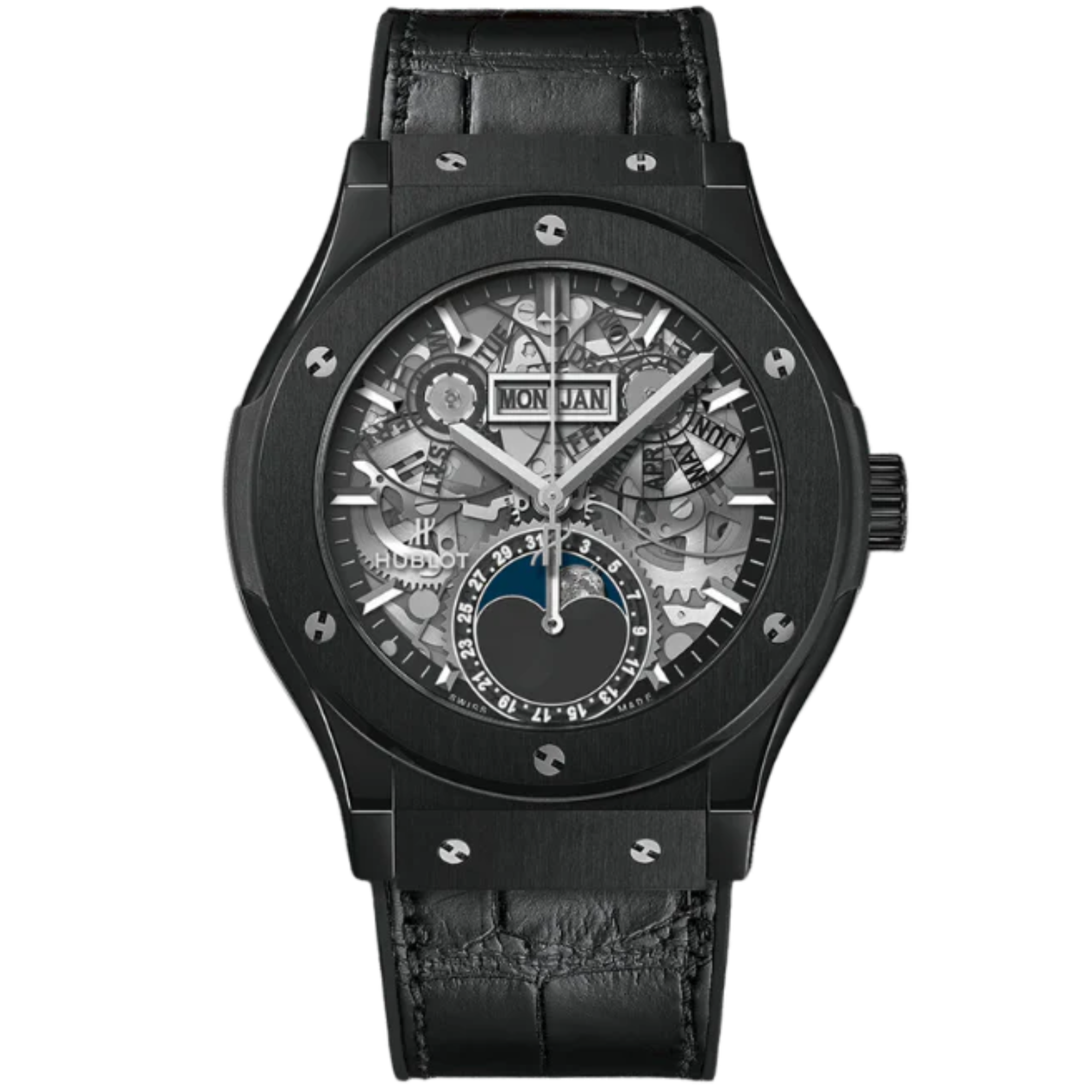 CLASSIC FUSION 42 MM AEROFUSION MOONPHASE BLACK MAGIC - Hublot