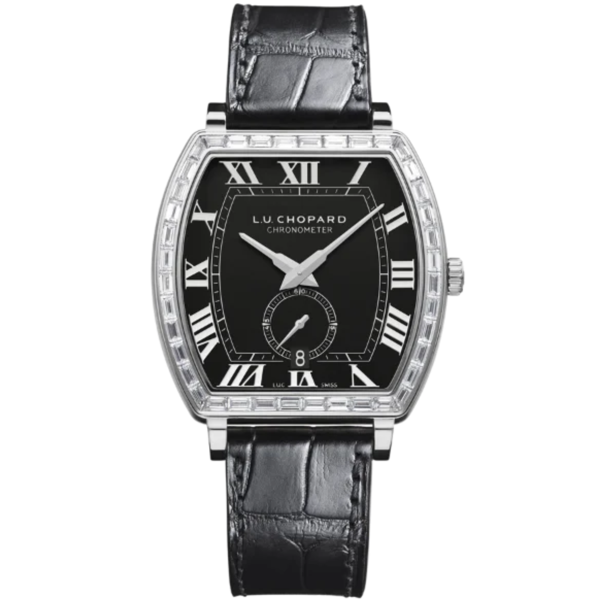 L.U.C HERITAGE GRAND CRU 39 MM ETHICAL WHITE GOLD WITH MATTE BLACK DIAL - Chopard