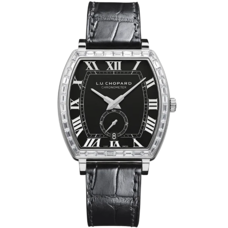 L.U.C HERITAGE GRAND CRU 39 MM ETHICAL WHITE GOLD WITH MATTE BLACK DIAL - Chopard