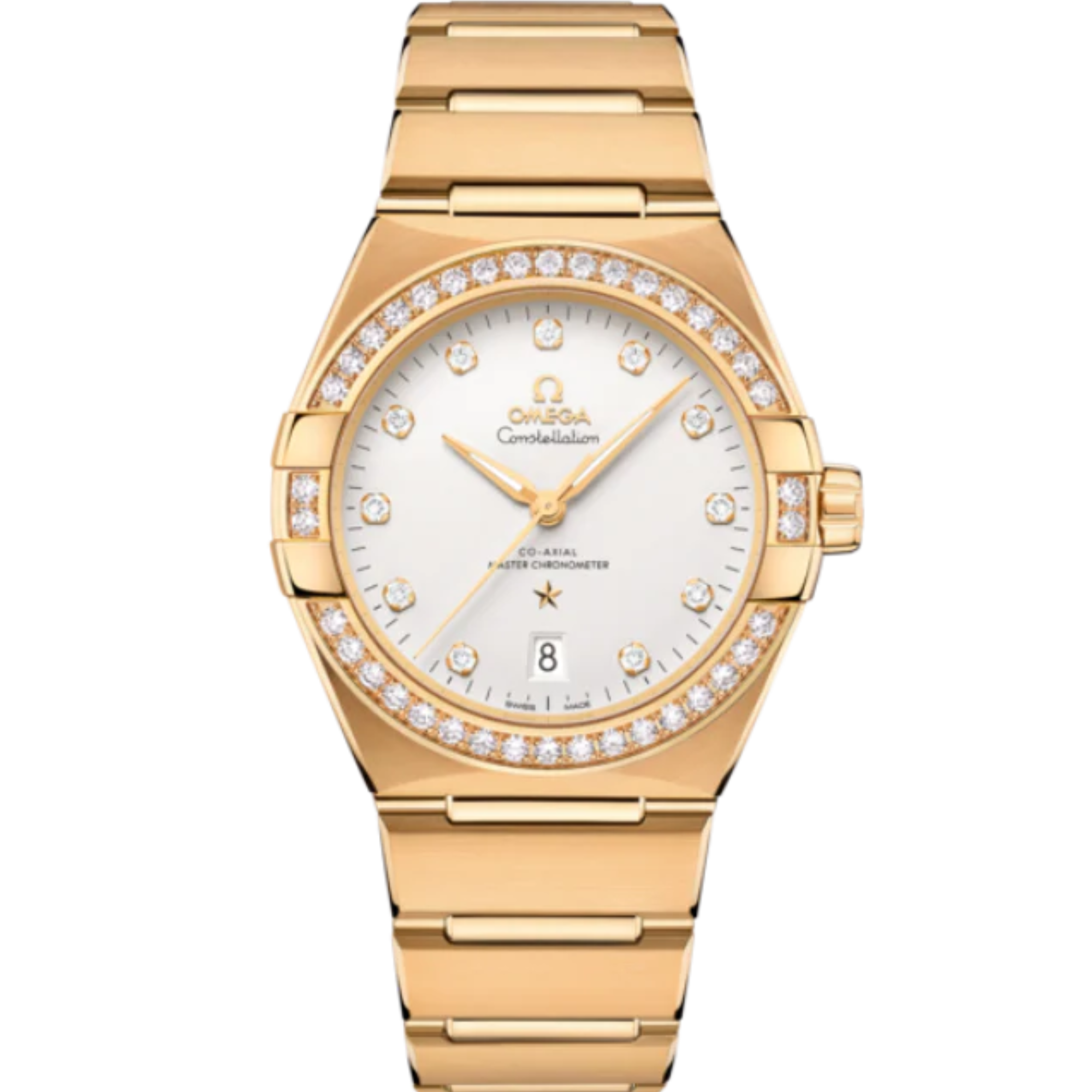 CONSTELLATION 39 MM YELLOW GOLD WITH SILVER DIAL - Omega
